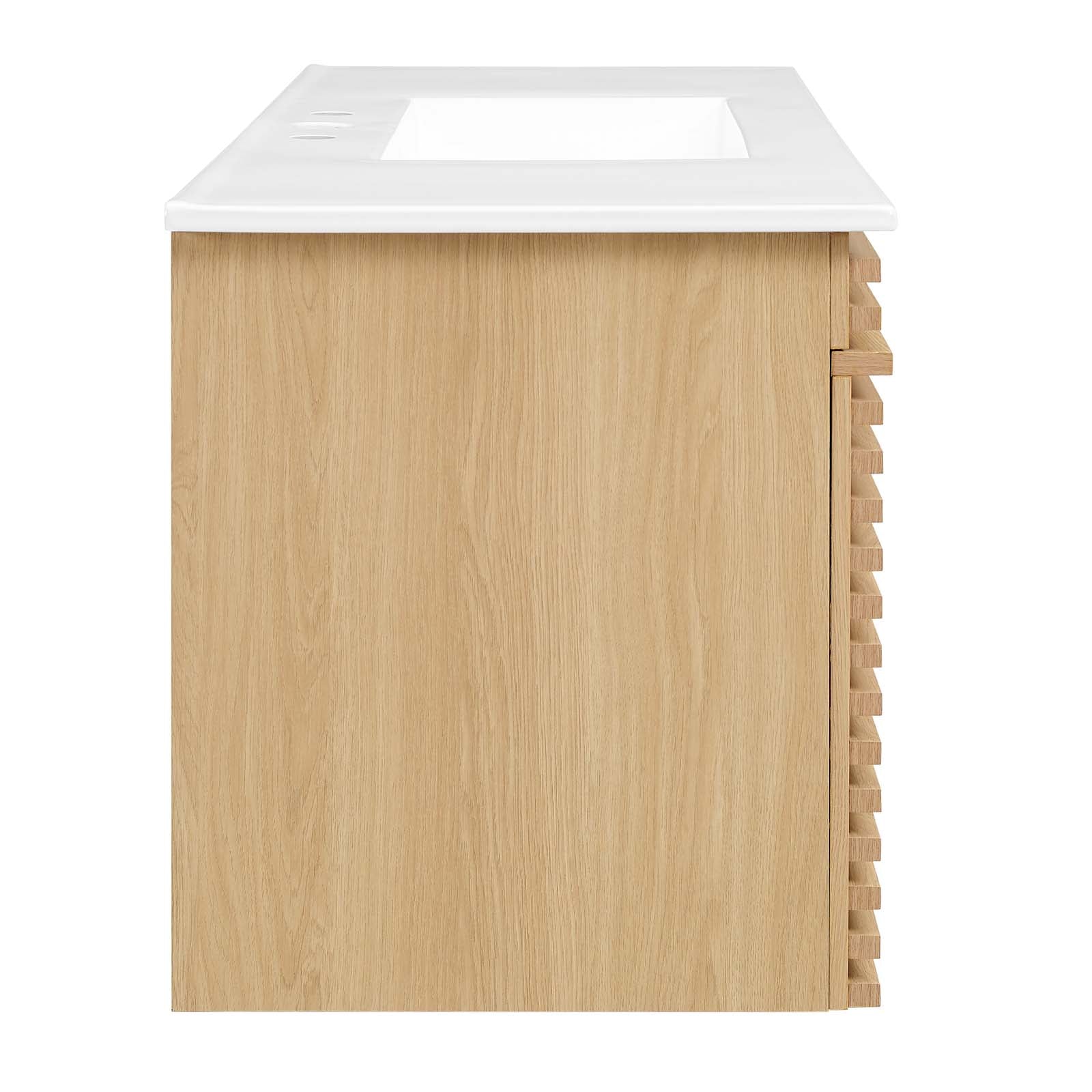 Render 48" Wall-Mount Bathroom Vanity By Modway - EEI-5801 | Bathroom Accessories | Modishstore - 54