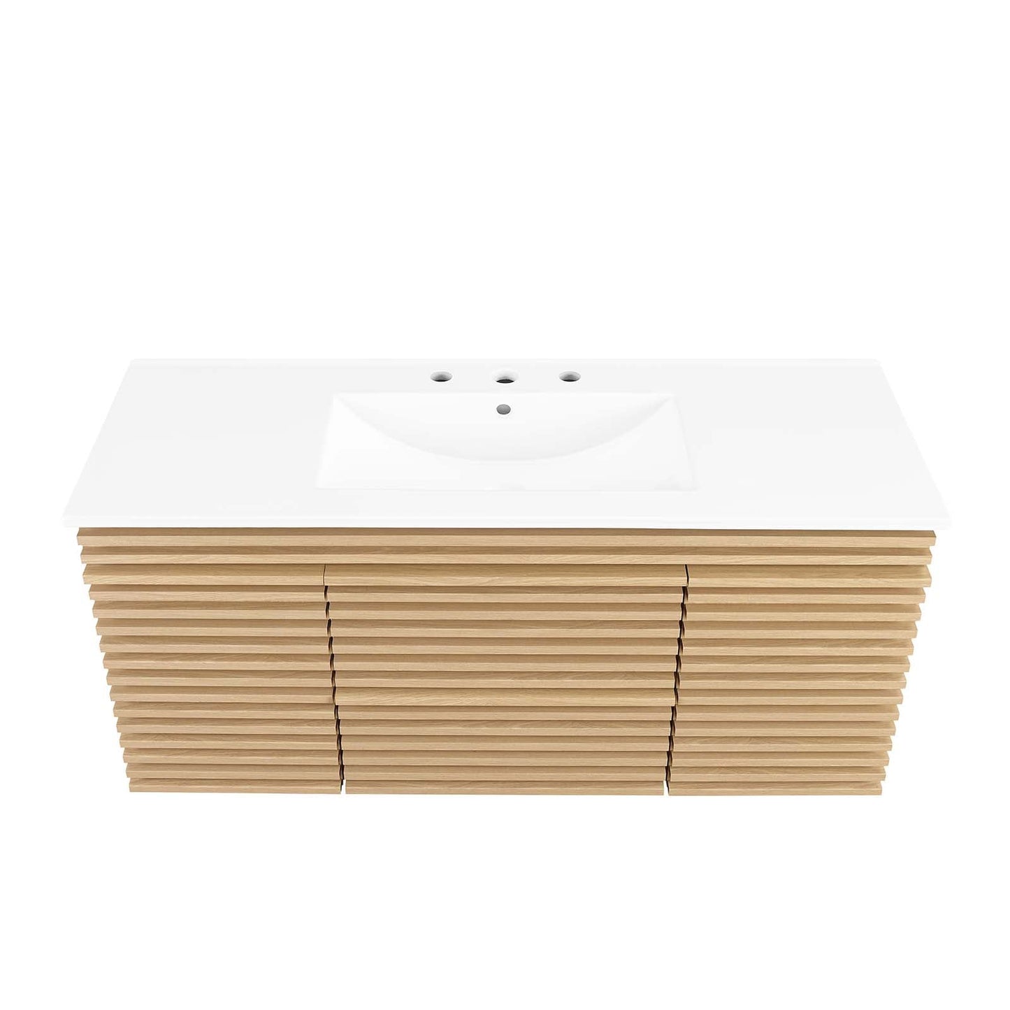 Render 48" Wall-Mount Bathroom Vanity By Modway - EEI-5801 | Bathroom Accessories | Modishstore - 58