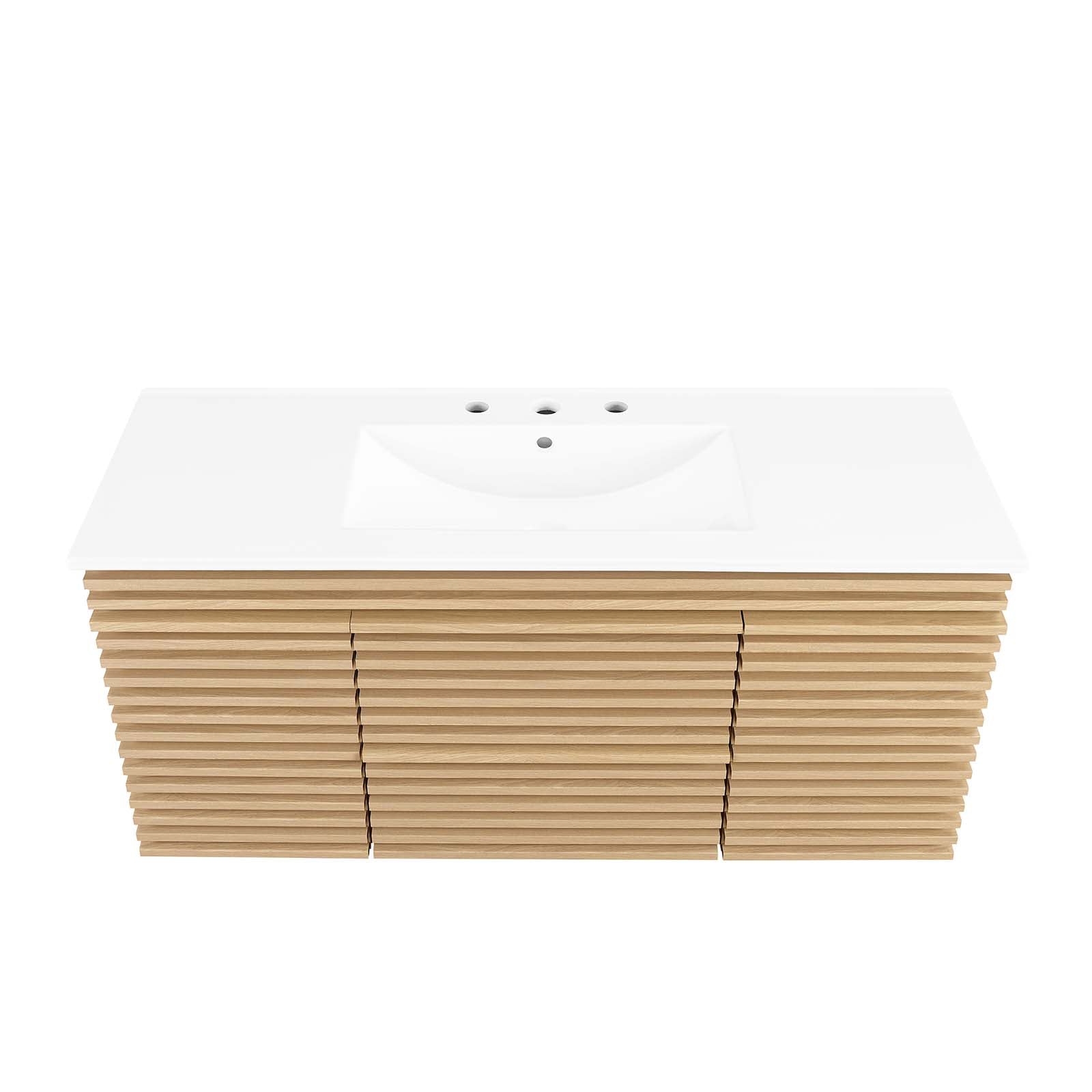 Render 48" Wall-Mount Bathroom Vanity By Modway - EEI-5801 | Bathroom Accessories | Modishstore - 58