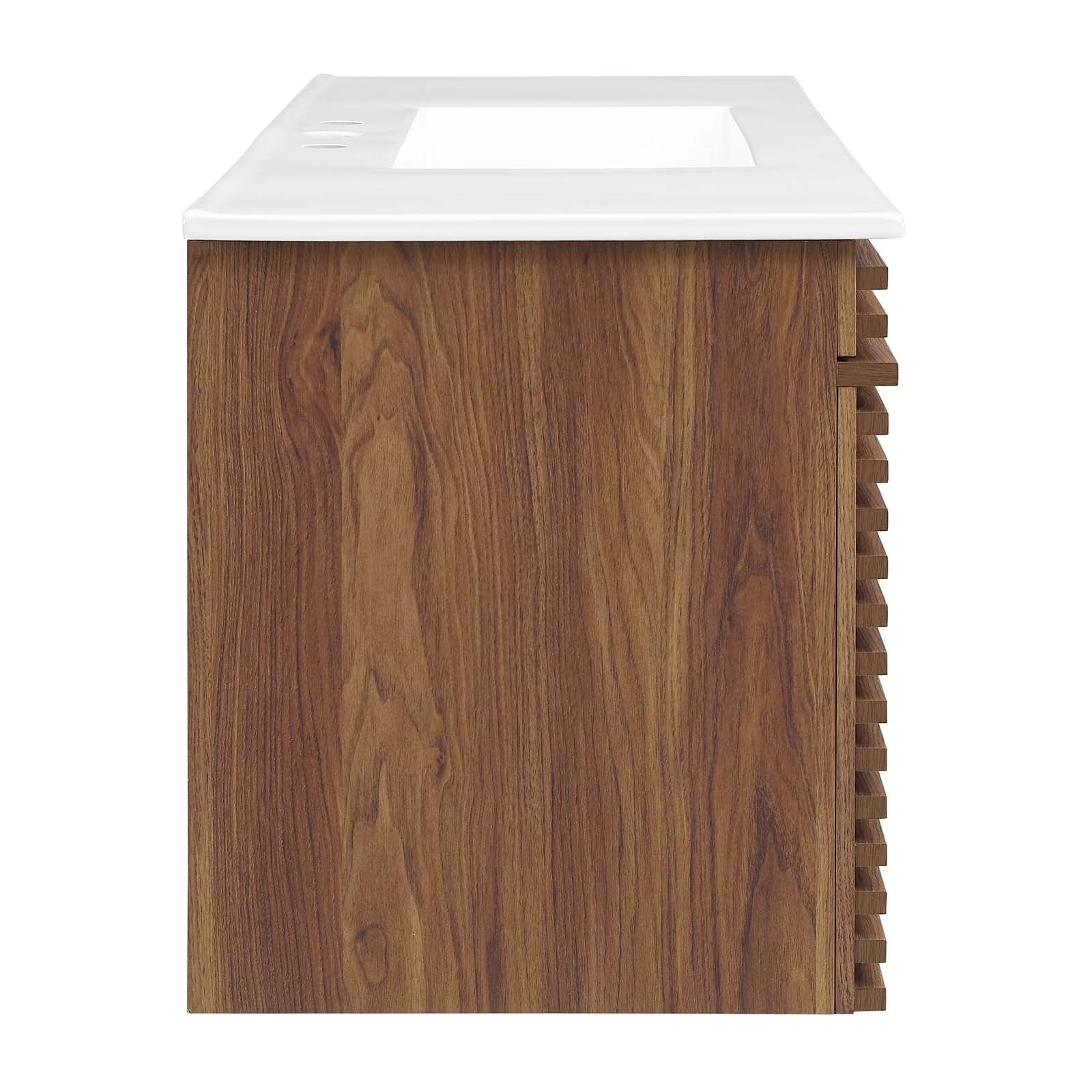 Render 48" Wall-Mount Bathroom Vanity By Modway - EEI-5801 | Bathroom Accessories | Modishstore - 74