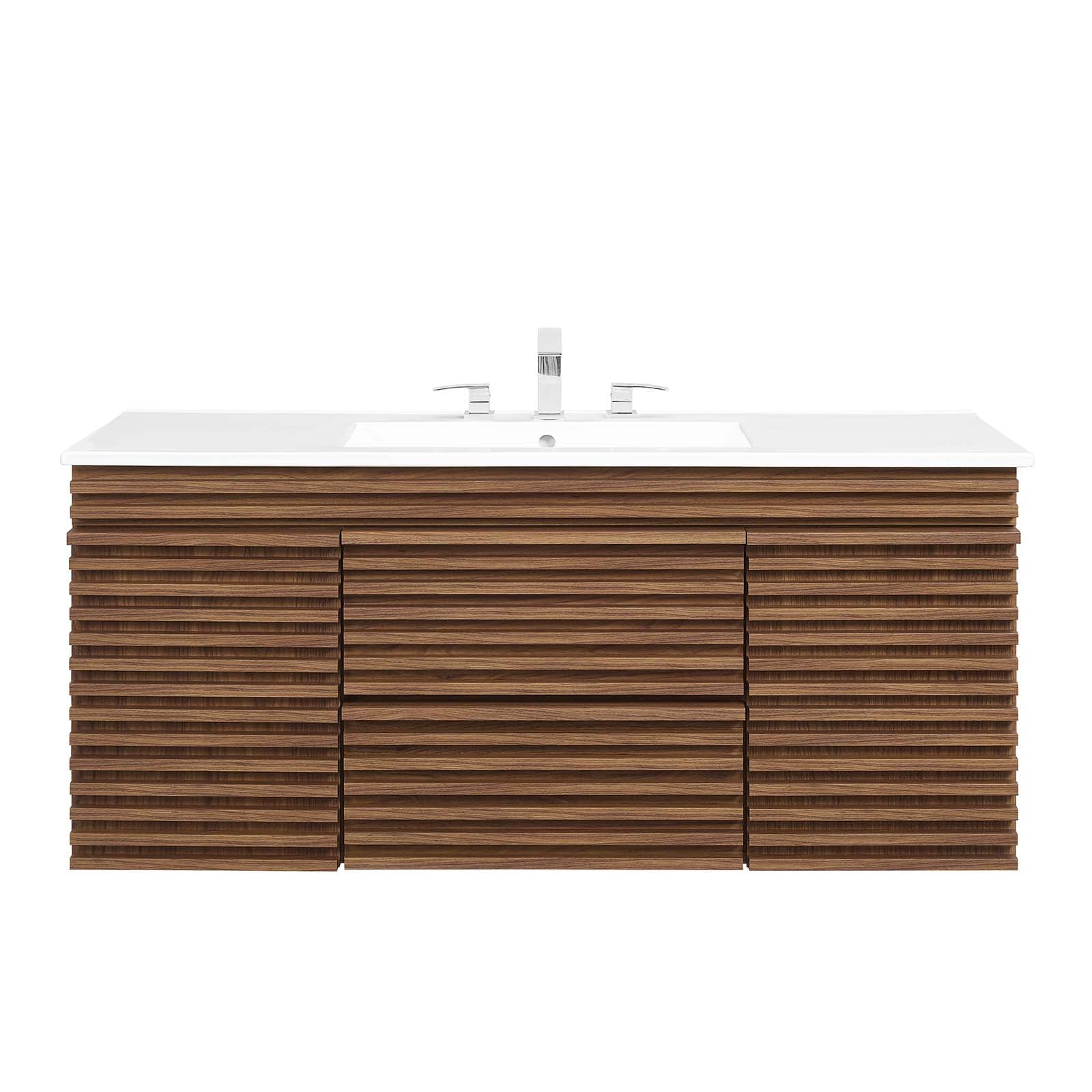 Render 48" Wall-Mount Bathroom Vanity By Modway - EEI-5801 | Bathroom Accessories | Modishstore - 76