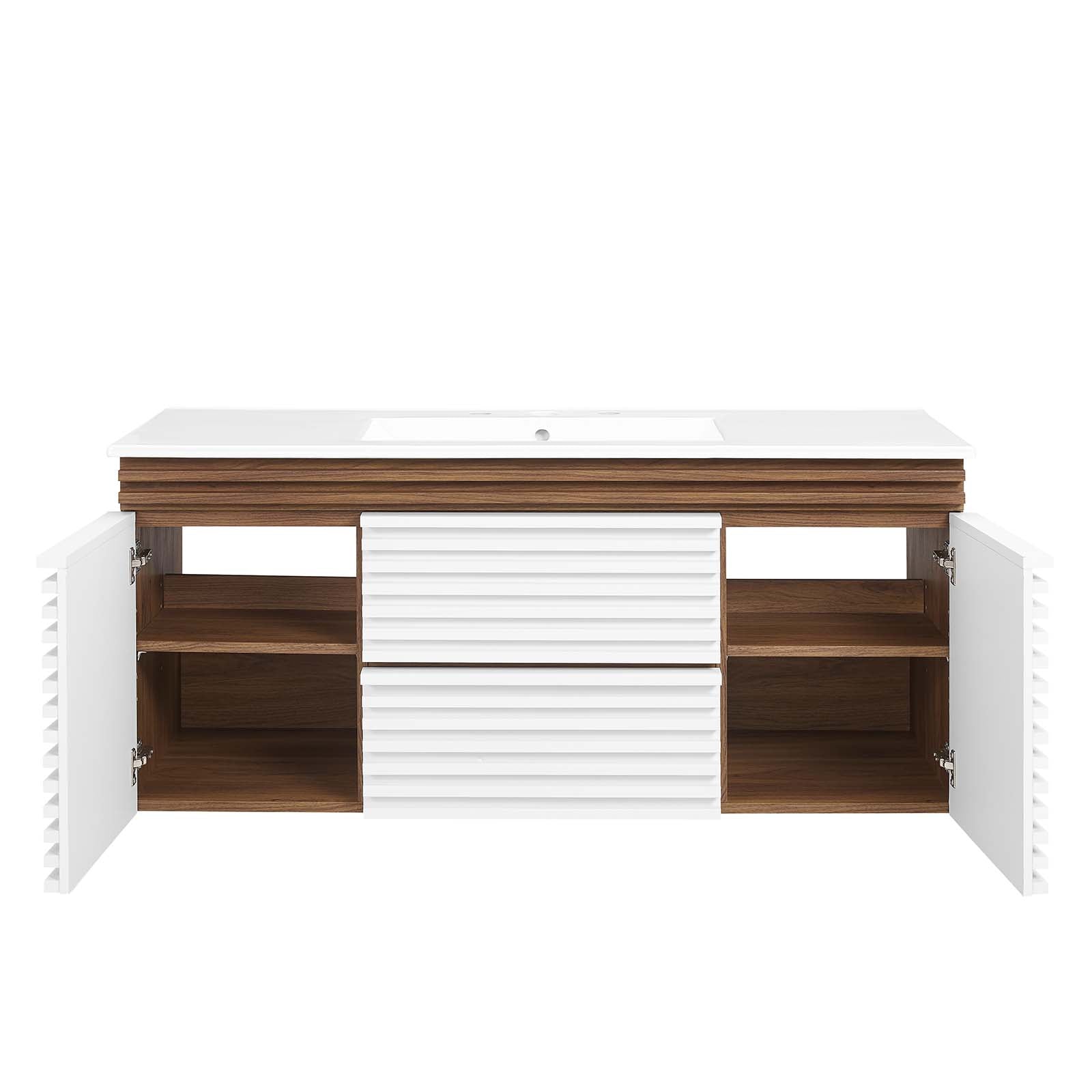 Render 48" Wall-Mount Bathroom Vanity By Modway - EEI-5801 | Bathroom Accessories | Modishstore - 107