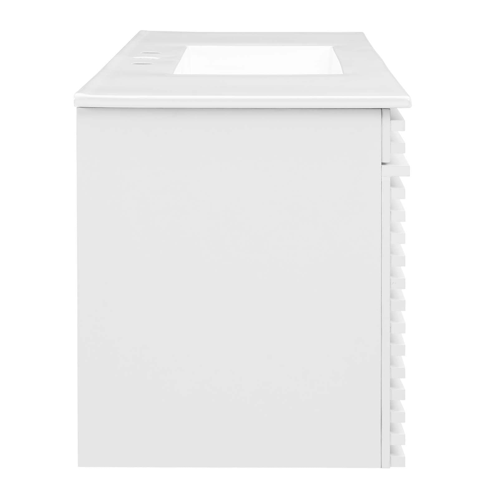 Render 48" Wall-Mount Bathroom Vanity By Modway - EEI-5801 | Bathroom Accessories | Modishstore - 114