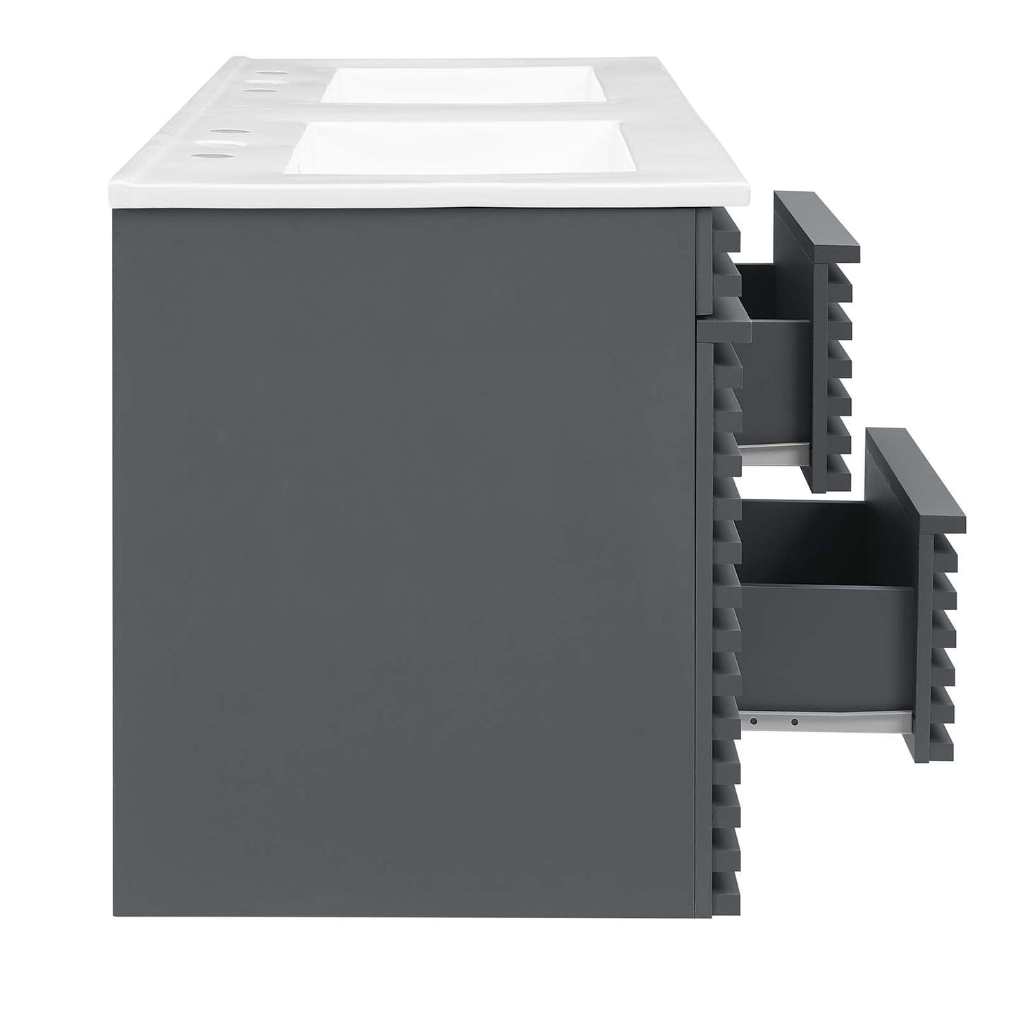 Render 48" Wall-Mount Bathroom Vanity By Modway - EEI-5802 | Bathroom Accessories | Modishstore - 34