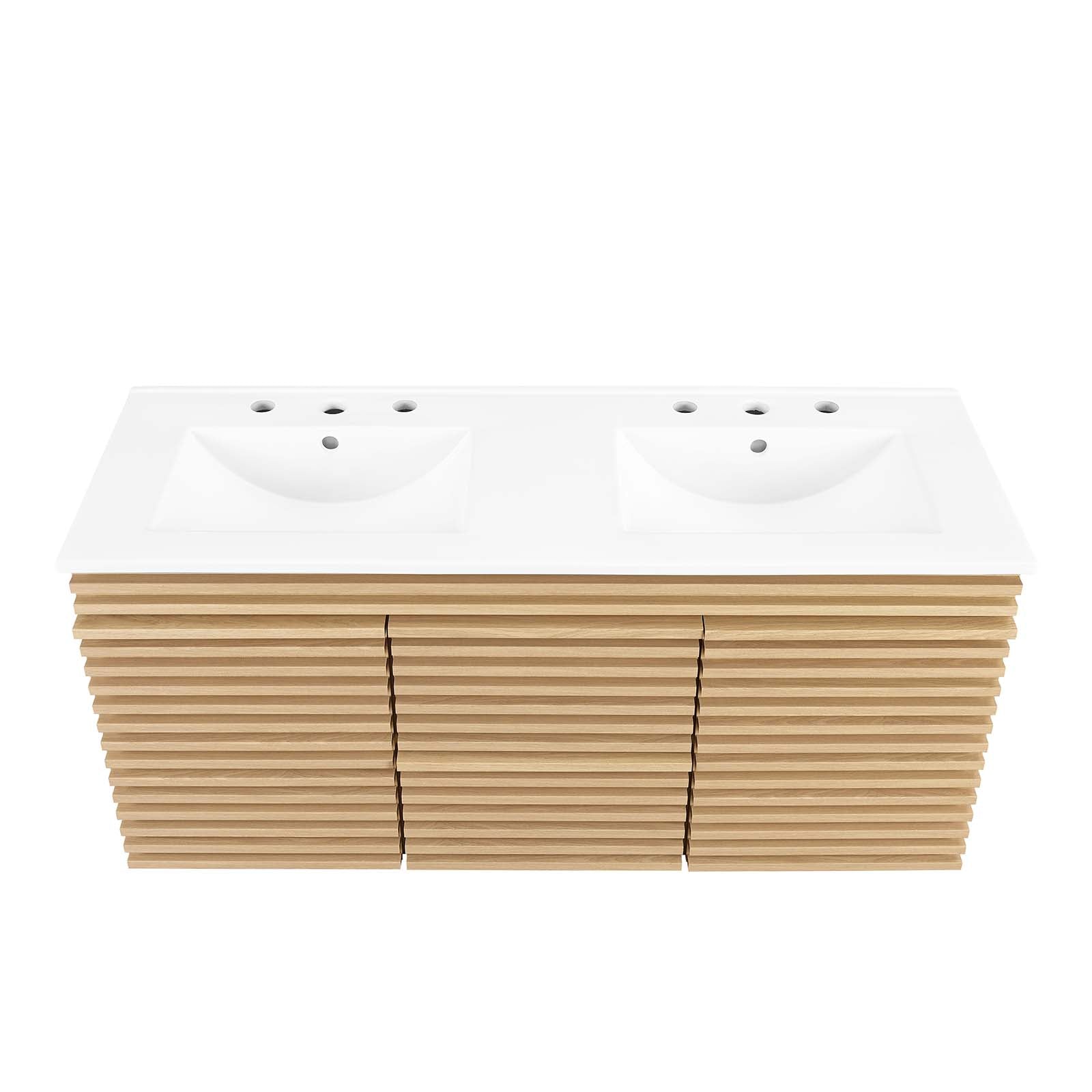 Render 48" Wall-Mount Bathroom Vanity By Modway - EEI-5802 | Bathroom Accessories | Modishstore - 57
