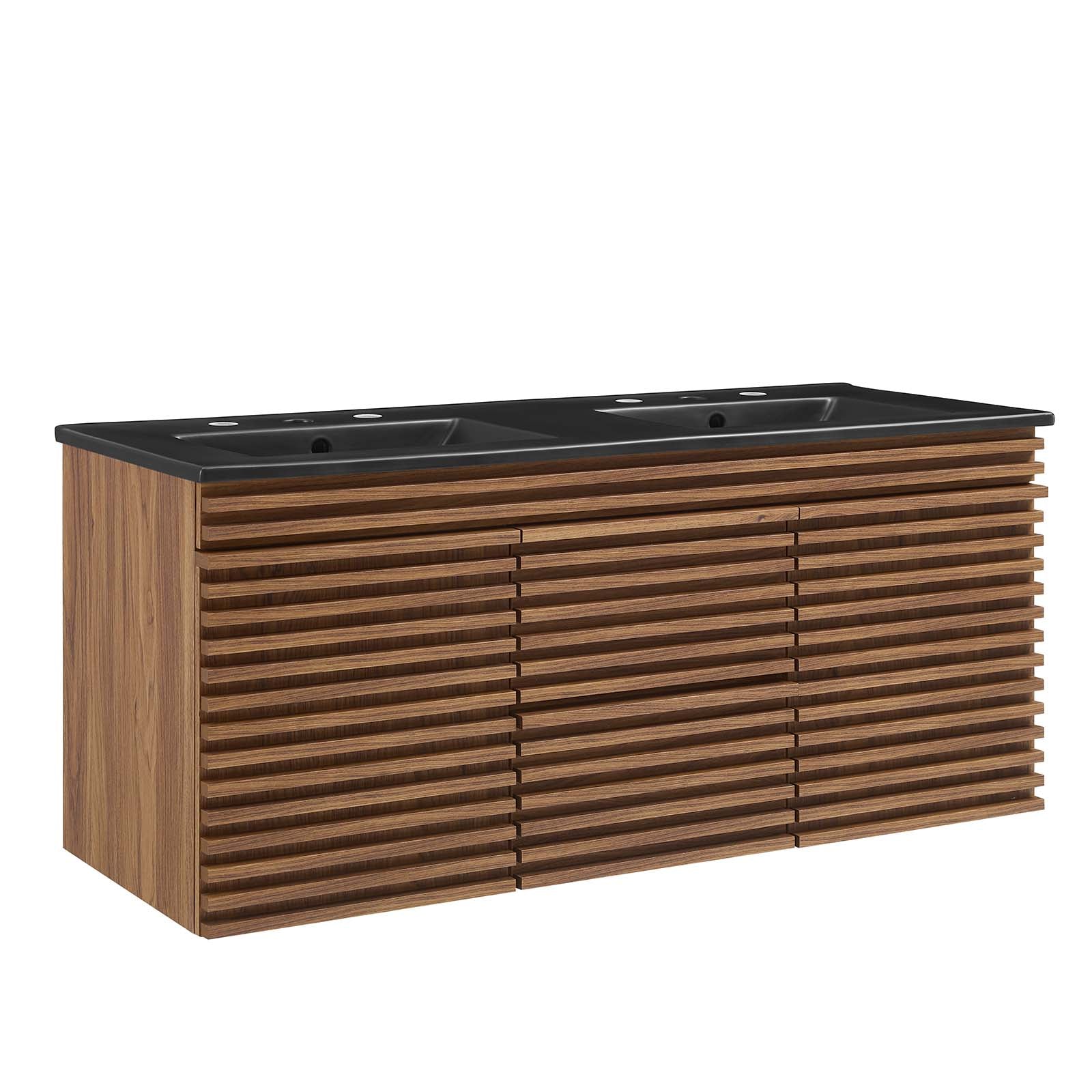 Render 48" Wall-Mount Bathroom Vanity By Modway - EEI-5802 | Bathroom Accessories | Modishstore - 60