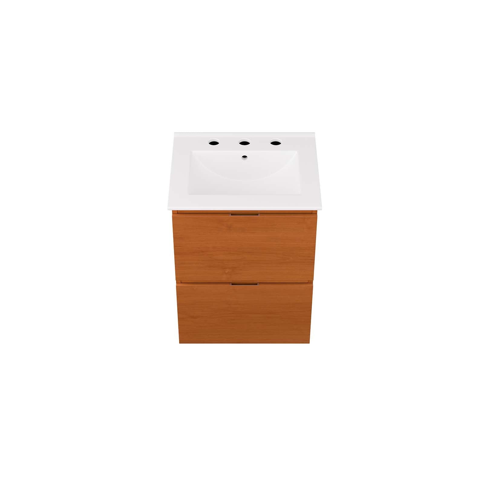 Scenic 18" Wall-Mount Bathroom Vanity By Modway - EEI-5810 | Bathroom Accessories | Modishstore - 11