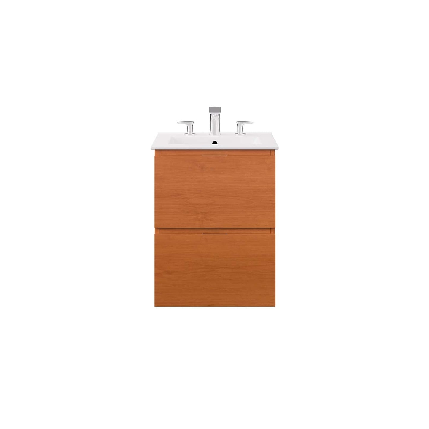 Scenic 18" Wall-Mount Bathroom Vanity By Modway - EEI-5810 | Bathroom Accessories | Modishstore - 14