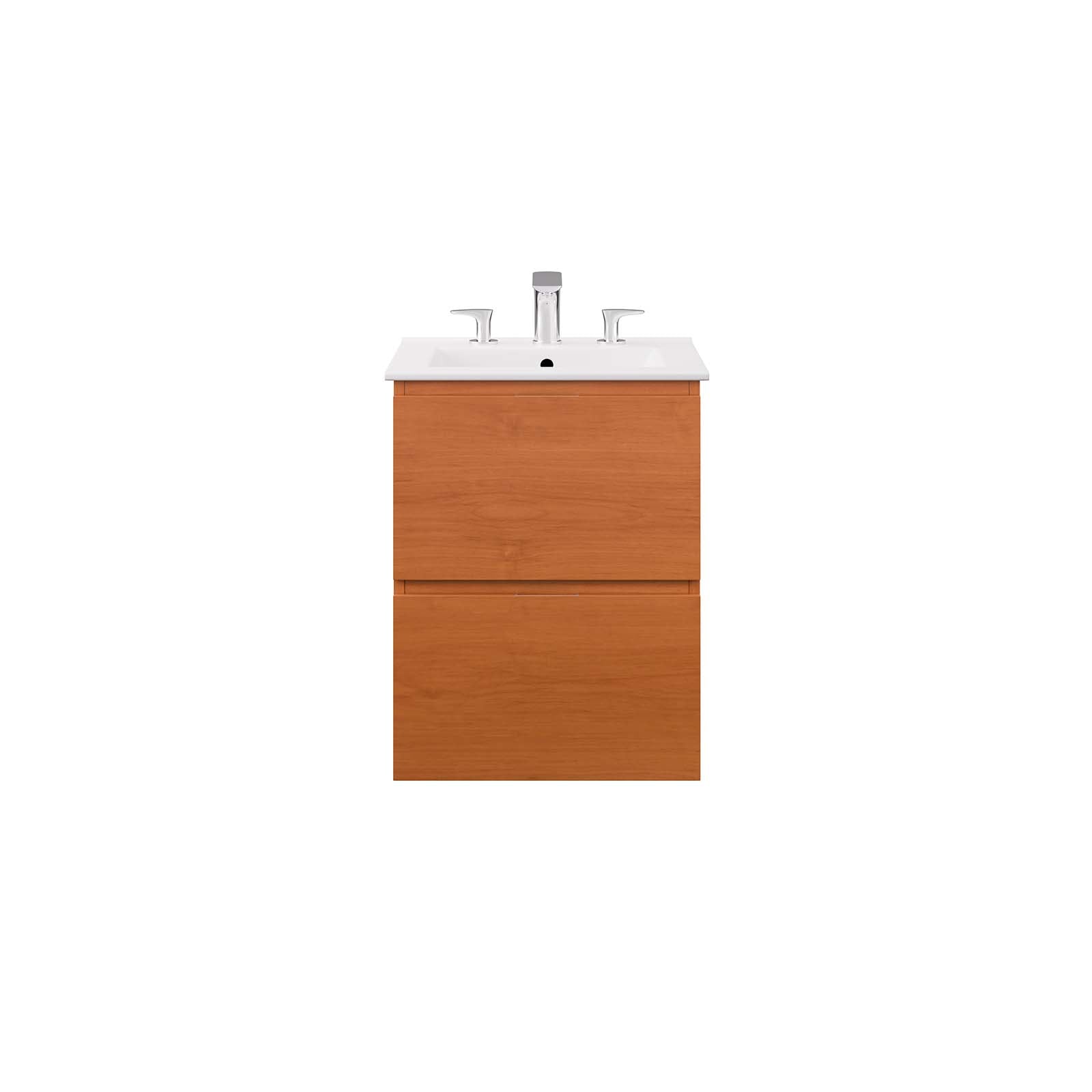 Scenic 18" Wall-Mount Bathroom Vanity By Modway - EEI-5810 | Bathroom Accessories | Modishstore - 14