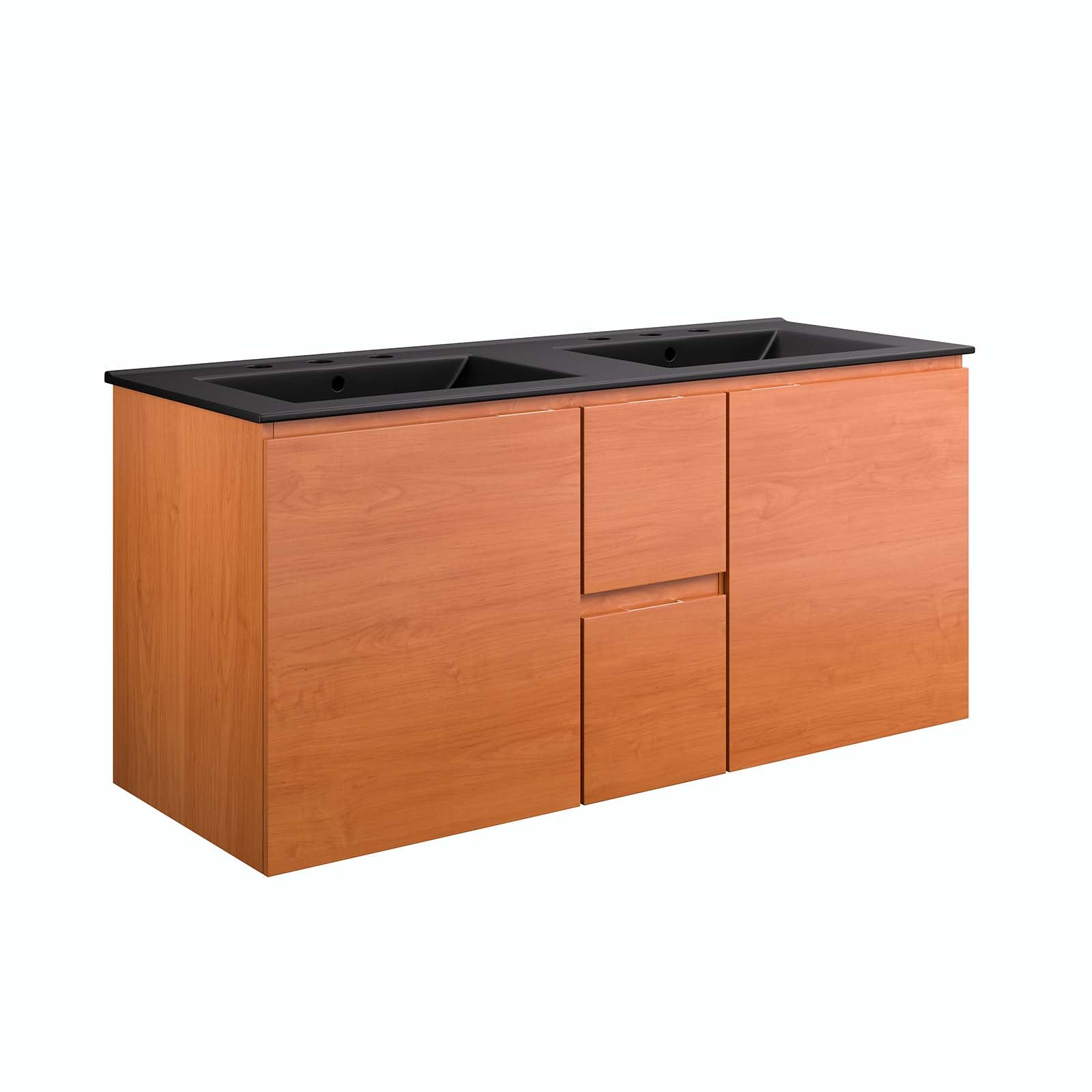 Scenic 48" Double Wall-Mount Bathroom Vanity By Modway - EEI-5815 | Bathroom Accessories | Modishstore - 2