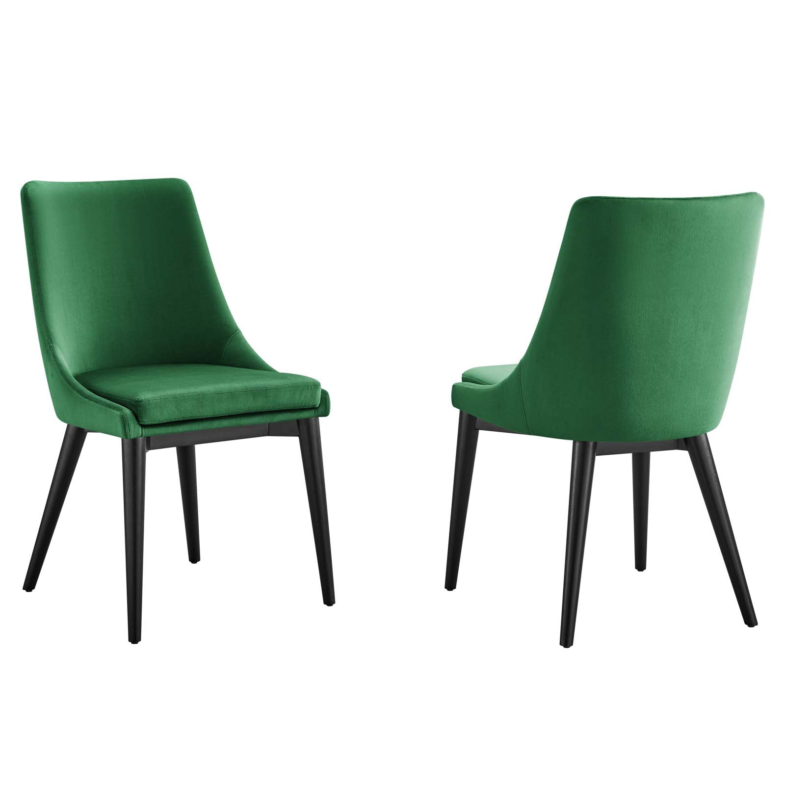 Viscount Accent Performance Velvet Dining Chairs - Set of 2 By Modway | Dining Chairs | Modishstore -34