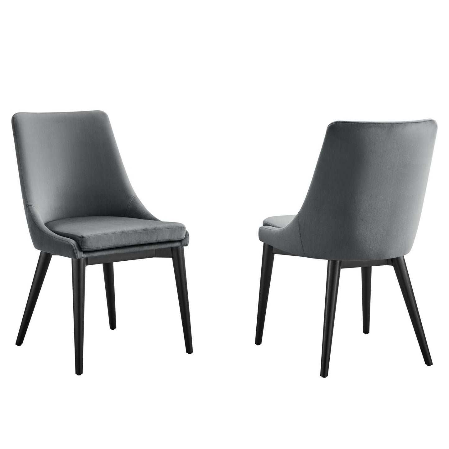 Viscount Accent Performance Velvet Dining Chairs - Set of 2 By Modway | Dining Chairs | Modishstore -42