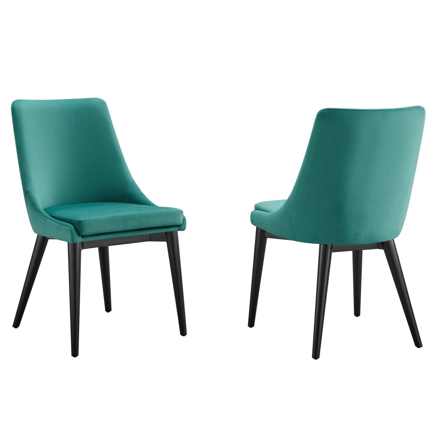 Viscount Accent Performance Velvet Dining Chairs - Set of 2 By Modway | Dining Chairs | Modishstore -74