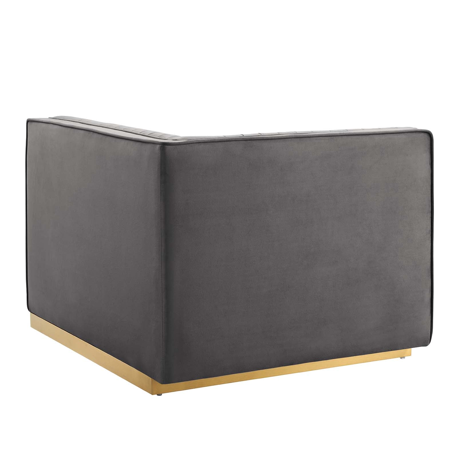 Sanguine Channel Tufted Performance Velvet Modular Sectional Sofa Loveseat By Modway - EEI-5824 | Loveseats | Modishstore - 16