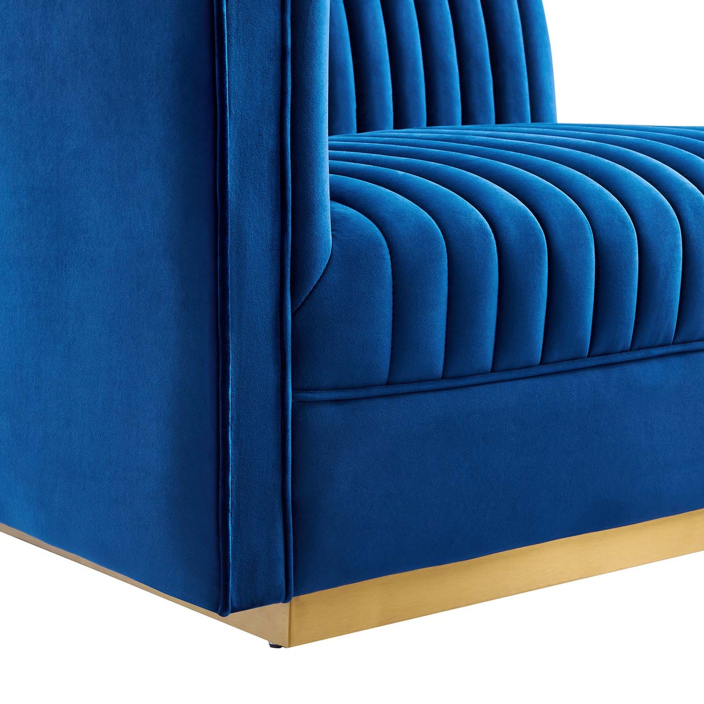 Sanguine Channel Tufted Performance Velvet Modular Sectional Sofa Loveseat By Modway - EEI-5824 | Loveseats | Modishstore - 27