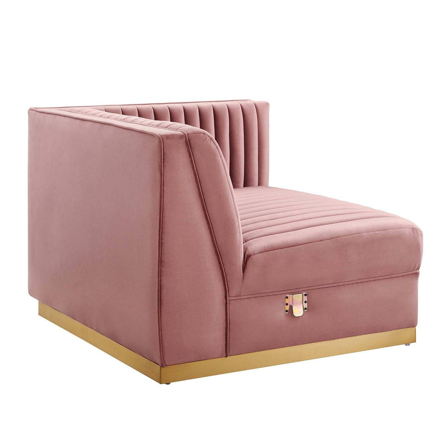 Sanguine Channel Tufted Performance Velvet 5-Piece Modular Sectional Sofa By Modway - EEI-5828 | Sectional | Modishstore - 8