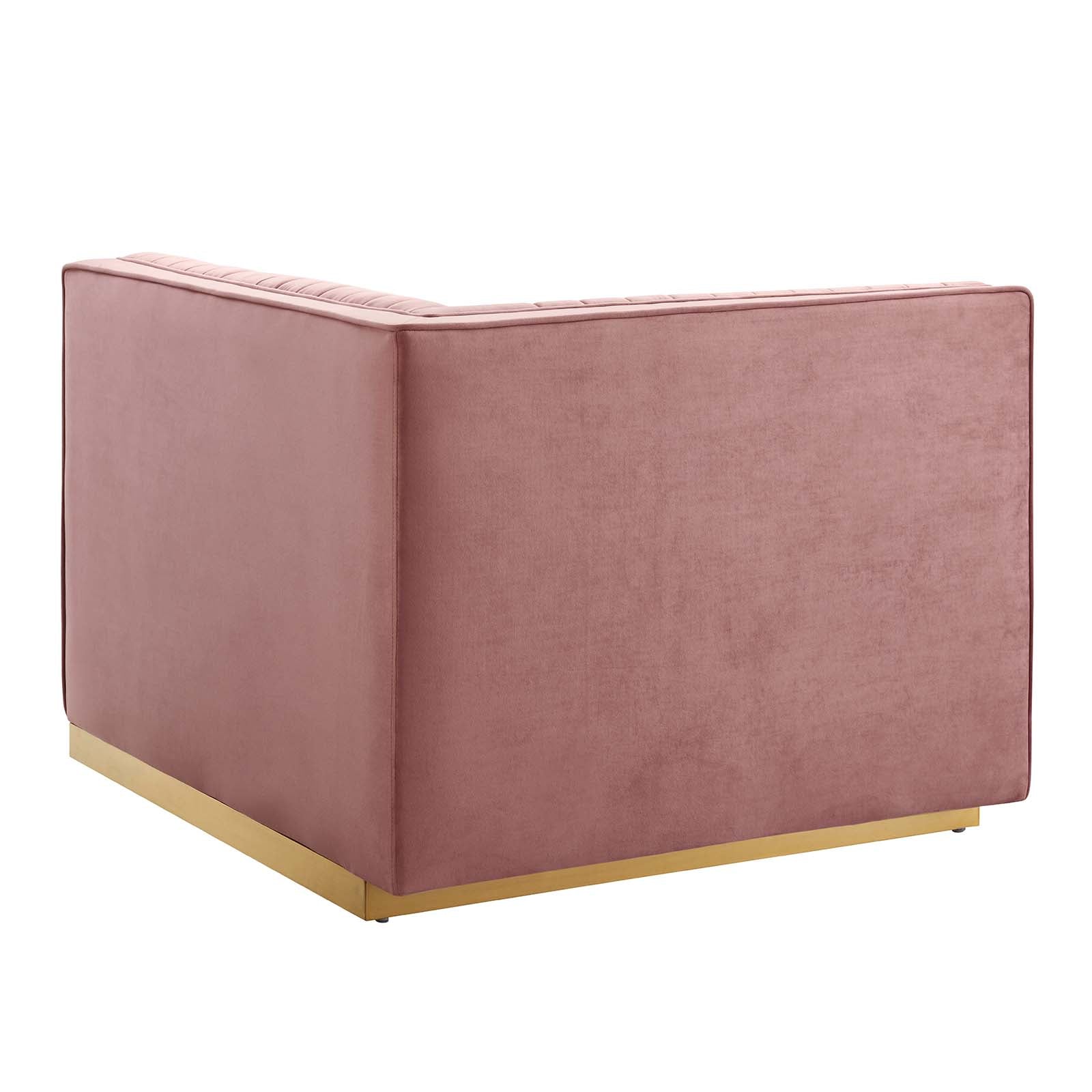 Sanguine Channel Tufted Performance Velvet 4-Piece Right-Facing Modular Sectional Sofa By Modway - EEI-5829 | Sectional | Modishstore - 10