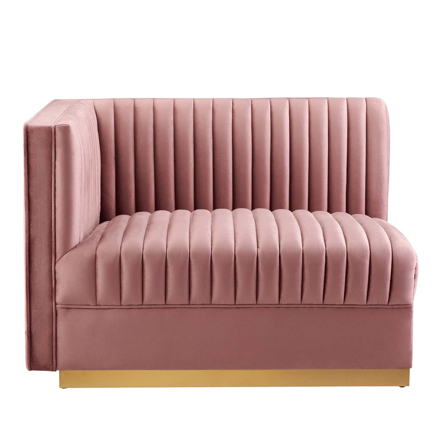 Sanguine Channel Tufted Performance Velvet 5-Piece Right-Facing Modular Sectional Sofa By Modway - EEI-5831 | Sectional | Modishstore - 12