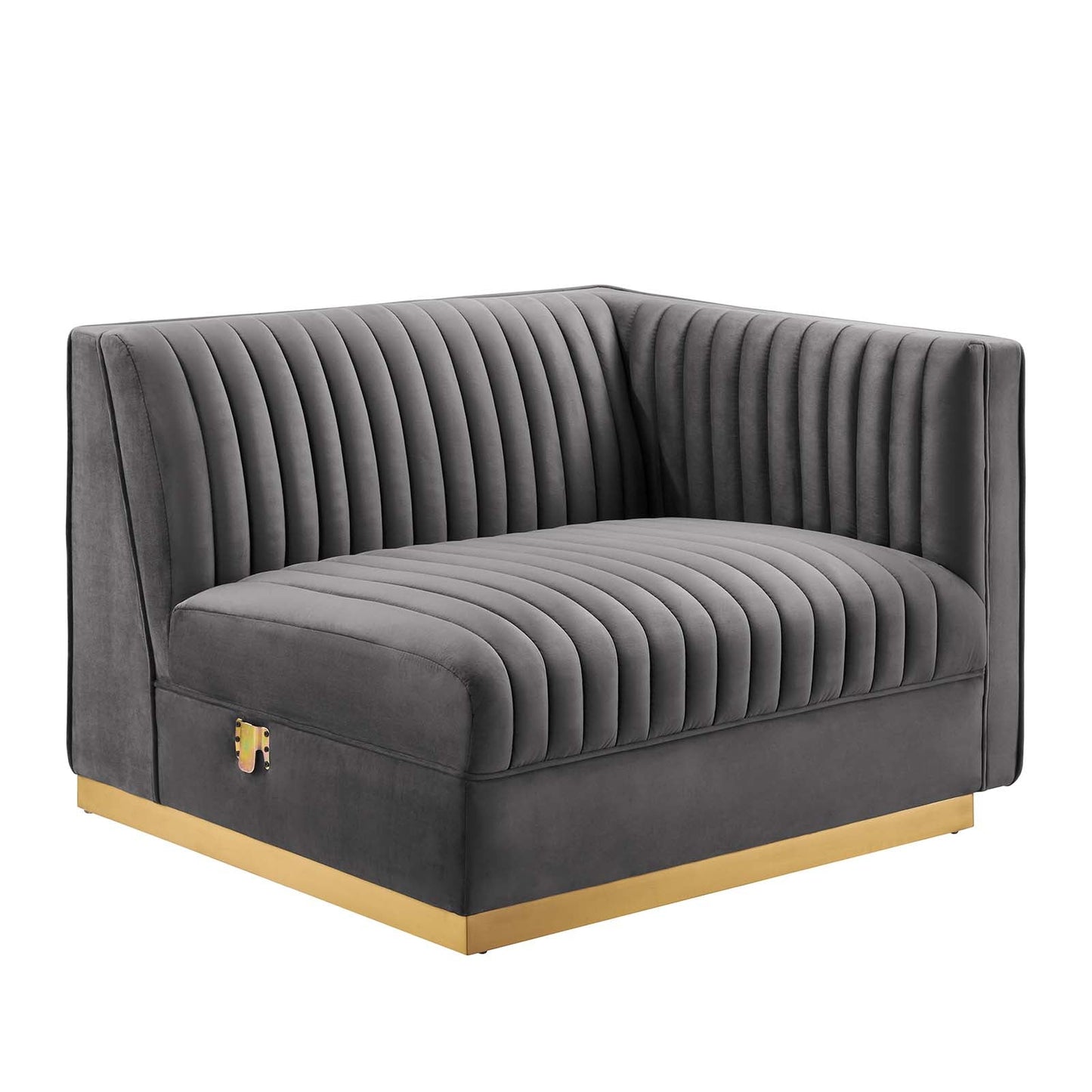 Sanguine Channel Tufted Performance Velvet 7-Piece Left-Facing Modular Sectional Sofa By Modway - EEI-5840 | Sectional | Modishstore - 28