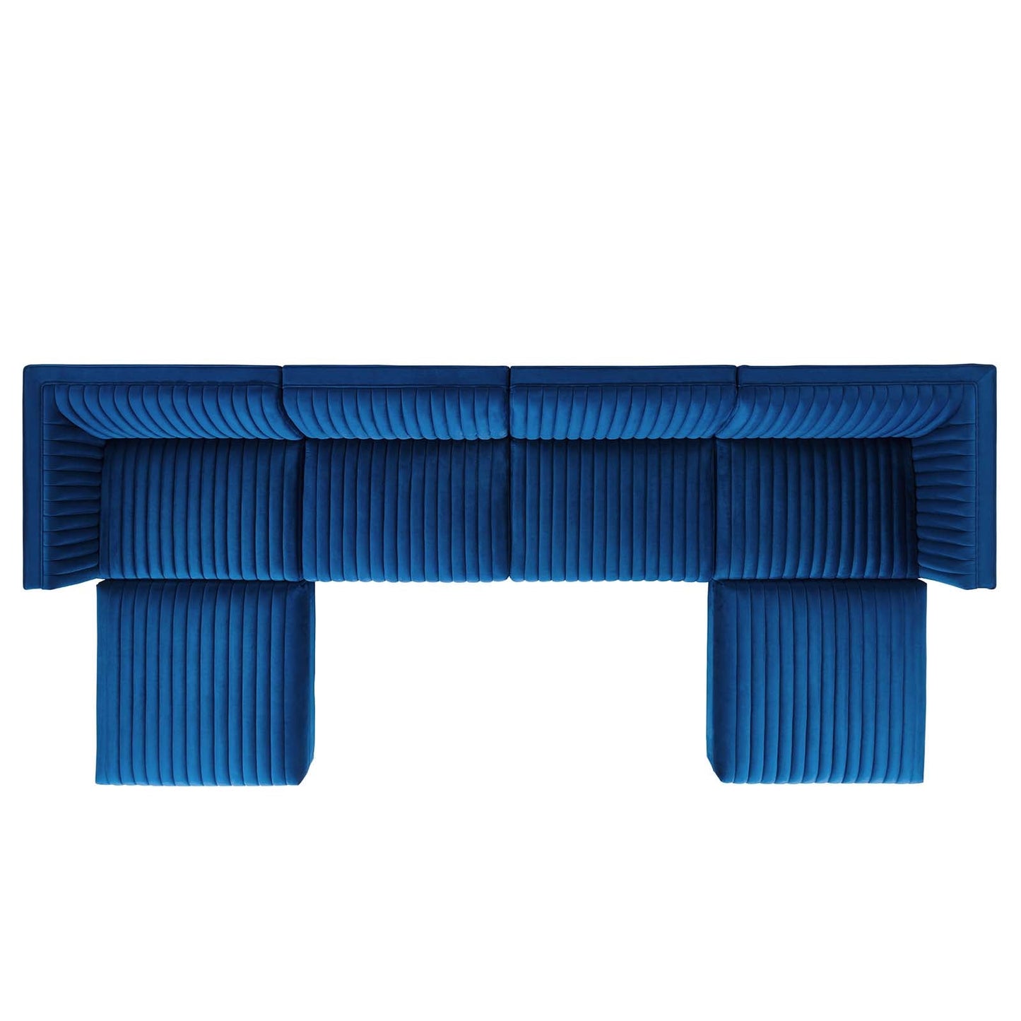 Sanguine Channel Tufted Performance Velvet 6-Piece Modular Sectional Sofa By Modway - EEI-5841 | Sectional | Modishstore - 34
