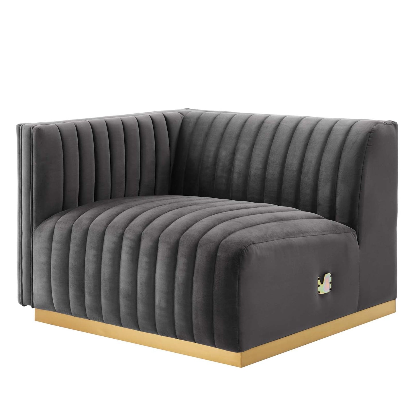 Conjure Channel Tufted Performance Velvet Sofa By Modway - EEI-5843 | Sofas - 34