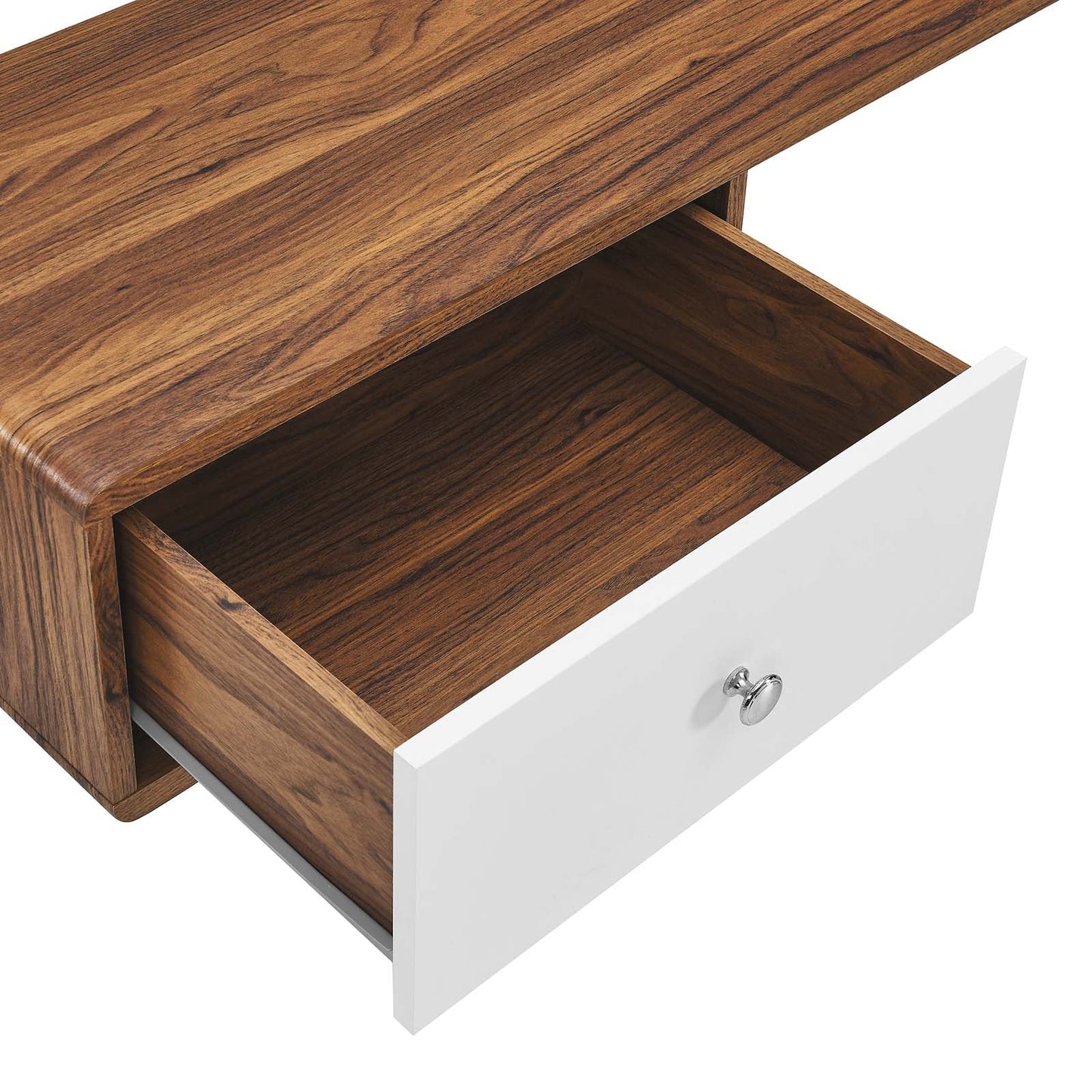 Transmit 55" Wall Mount Corner Wood Office Desk By Modway - EEI-5863-WAL-WHI | Desks |  Modishstore - 4