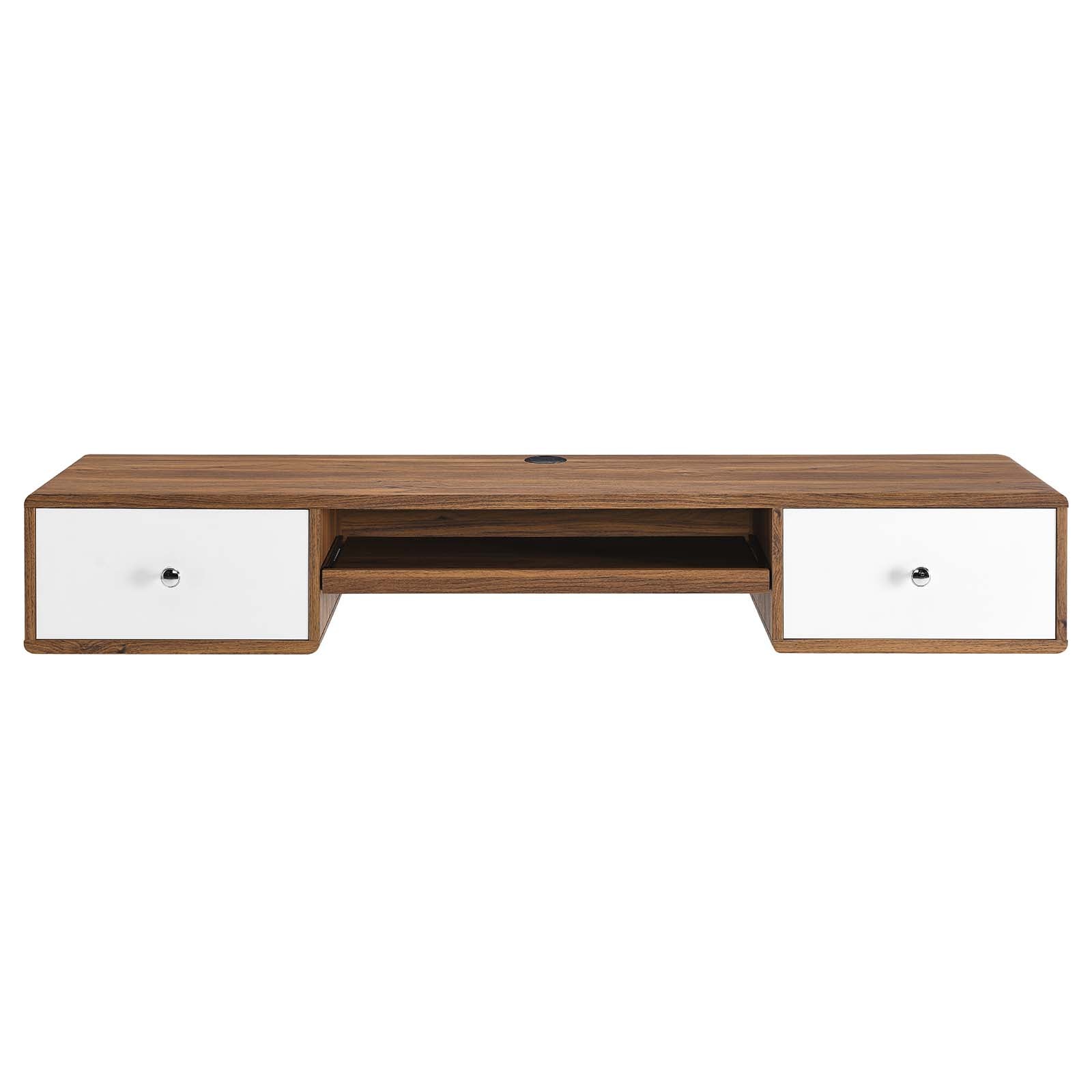 Transmit 60" Wall Mount Wood Office Desk By Modway - EEI-5864-WAL-WHI | Desks |  Modishstore - 8