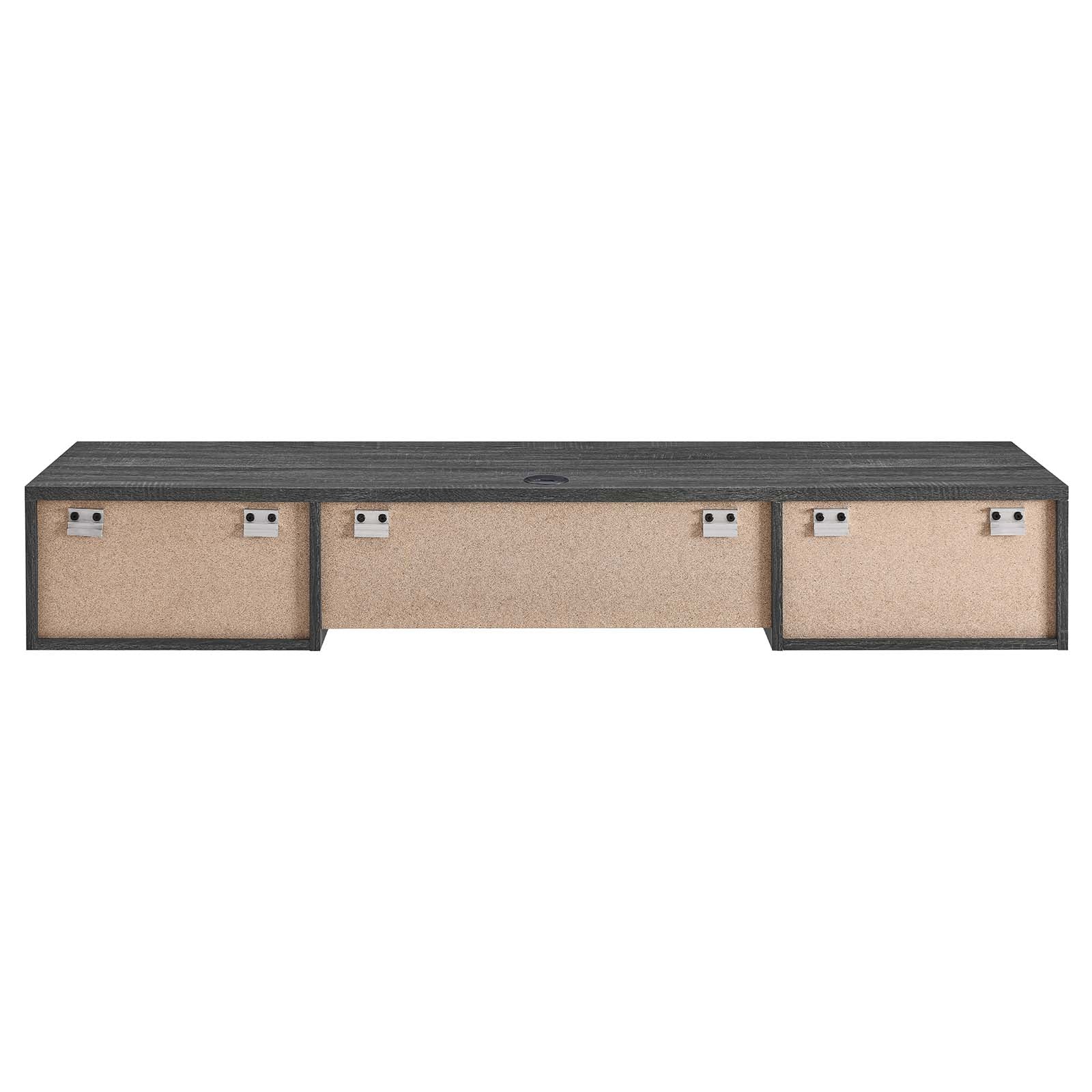 Render Wall Mount Wood Office Desk By Modway - EEI-5865-CHA | Desks |  Modishstore - 4
