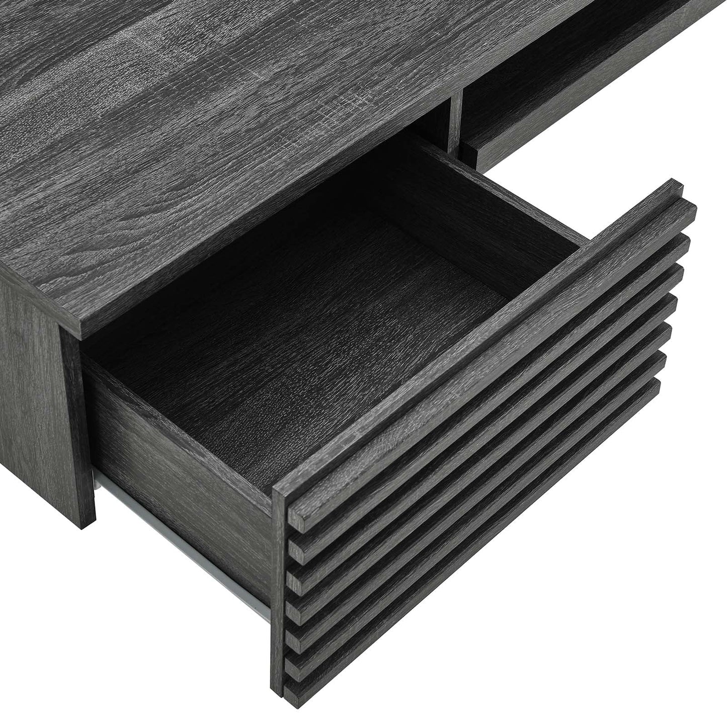 Render Wall Mount Wood Office Desk By Modway - EEI-5865-CHA | Desks |  Modishstore - 5