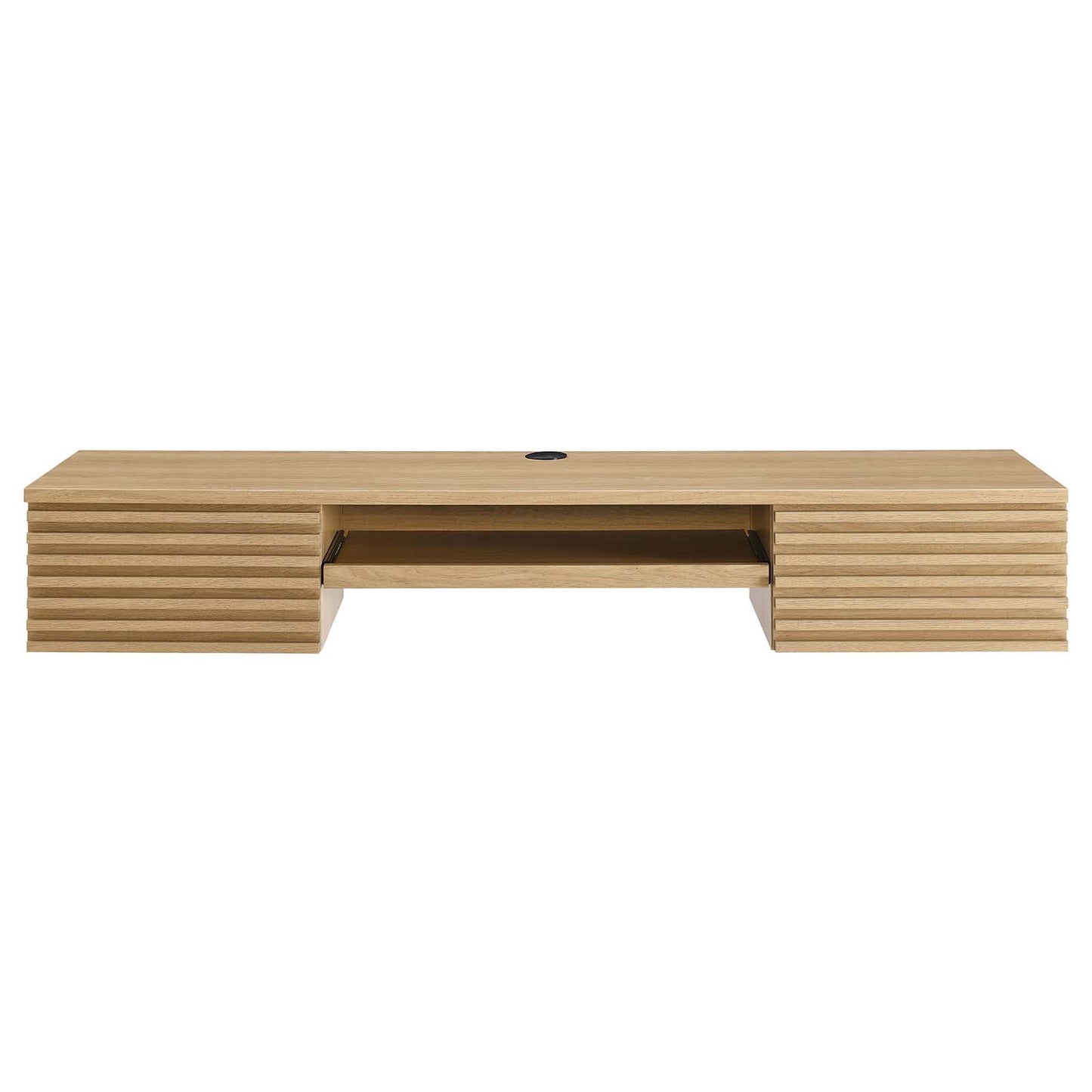Render Wall Mount Wood Office Desk By Modway - EEI-5865-CHA | Desks |  Modishstore - 17