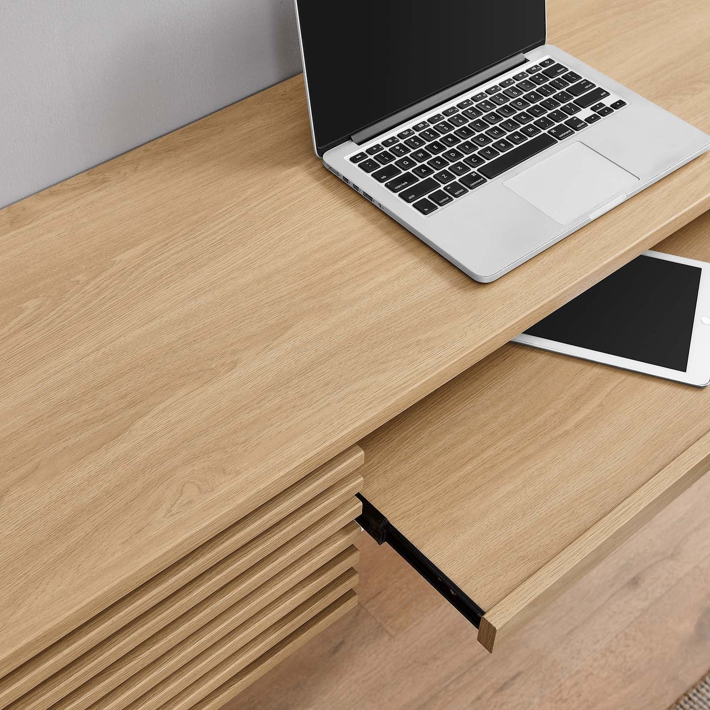 Render Wall Mount Wood Office Desk By Modway - EEI-5865-CHA | Desks |  Modishstore - 18