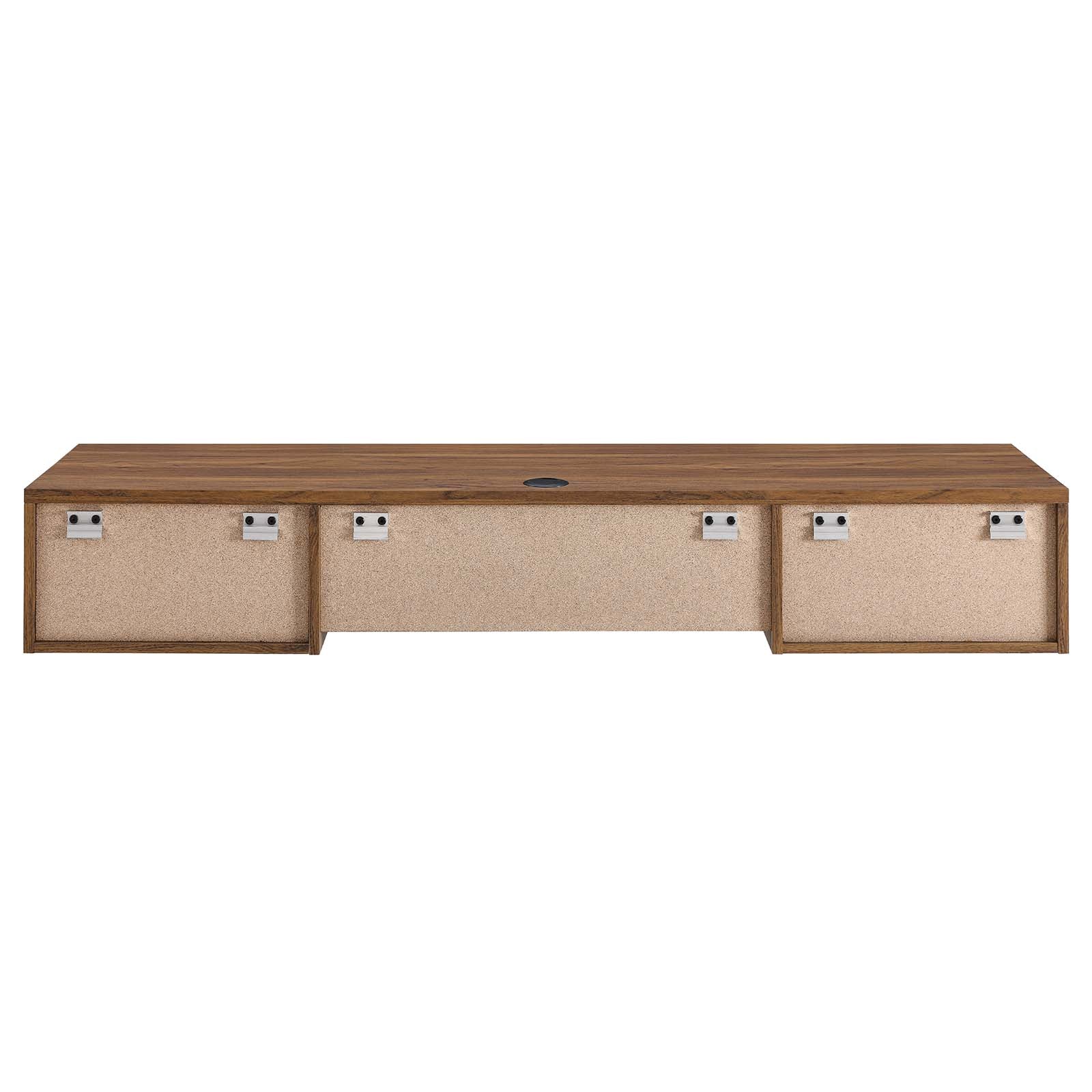 Render Wall Mount Wood Office Desk By Modway - EEI-5865-WAL | Desks |  Modishstore - 4