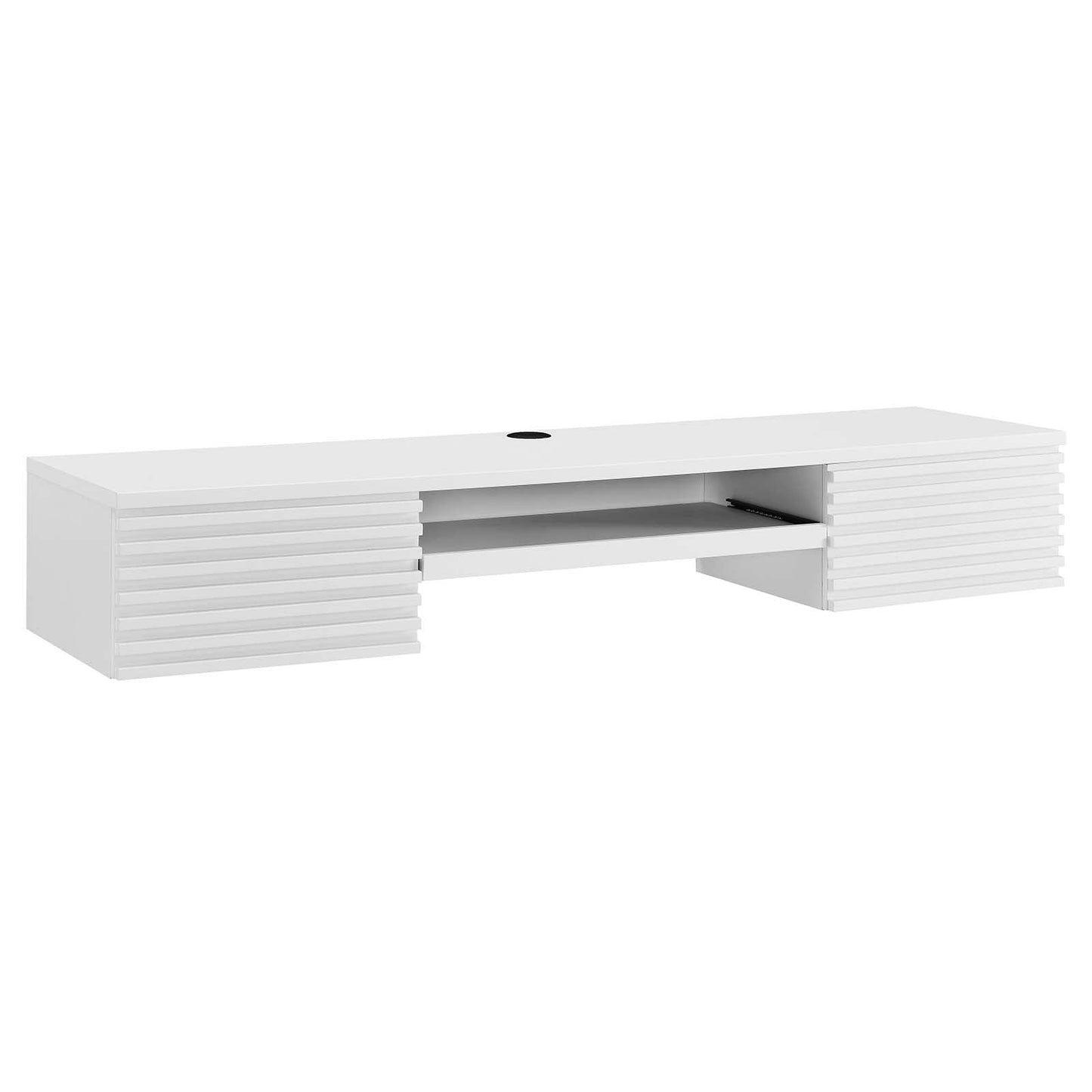 Render Wall Mount Wood Office Desk By Modway - EEI-5865-WAL | Desks |  Modishstore - 10
