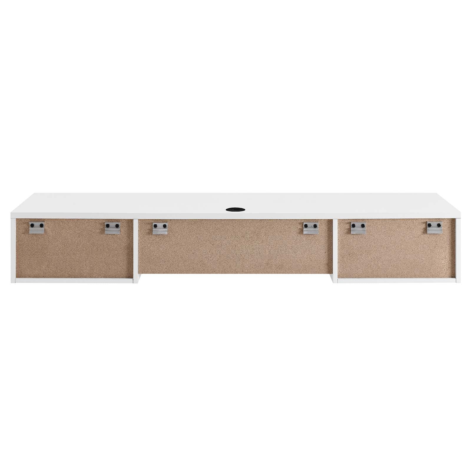 Render Wall Mount Wood Office Desk By Modway - EEI-5865-WAL | Desks |  Modishstore - 13