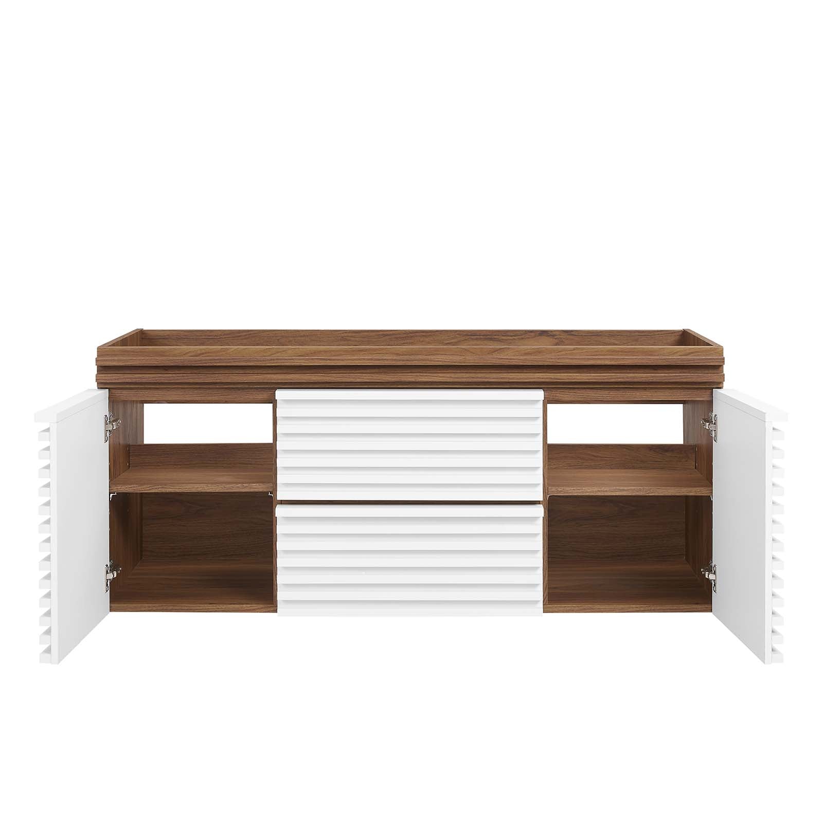 Render 48" Wall-Mount Bathroom Vanity Cabinet By Modway - EEI-5866 | Bathroom Accessories | Modishstore - 45