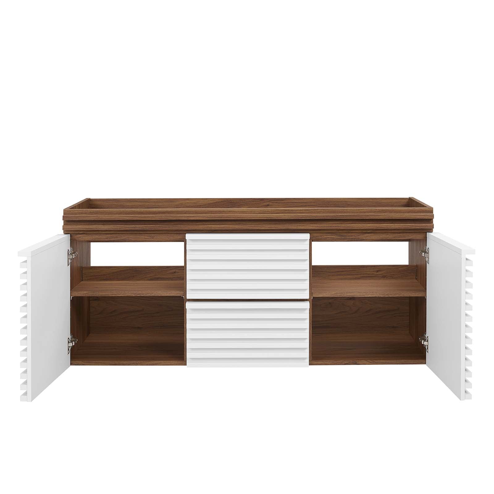 Render 48" Wall-Mount Bathroom Vanity Cabinet By Modway - EEI-5867 | Bathroom Accessories | Modishstore - 45