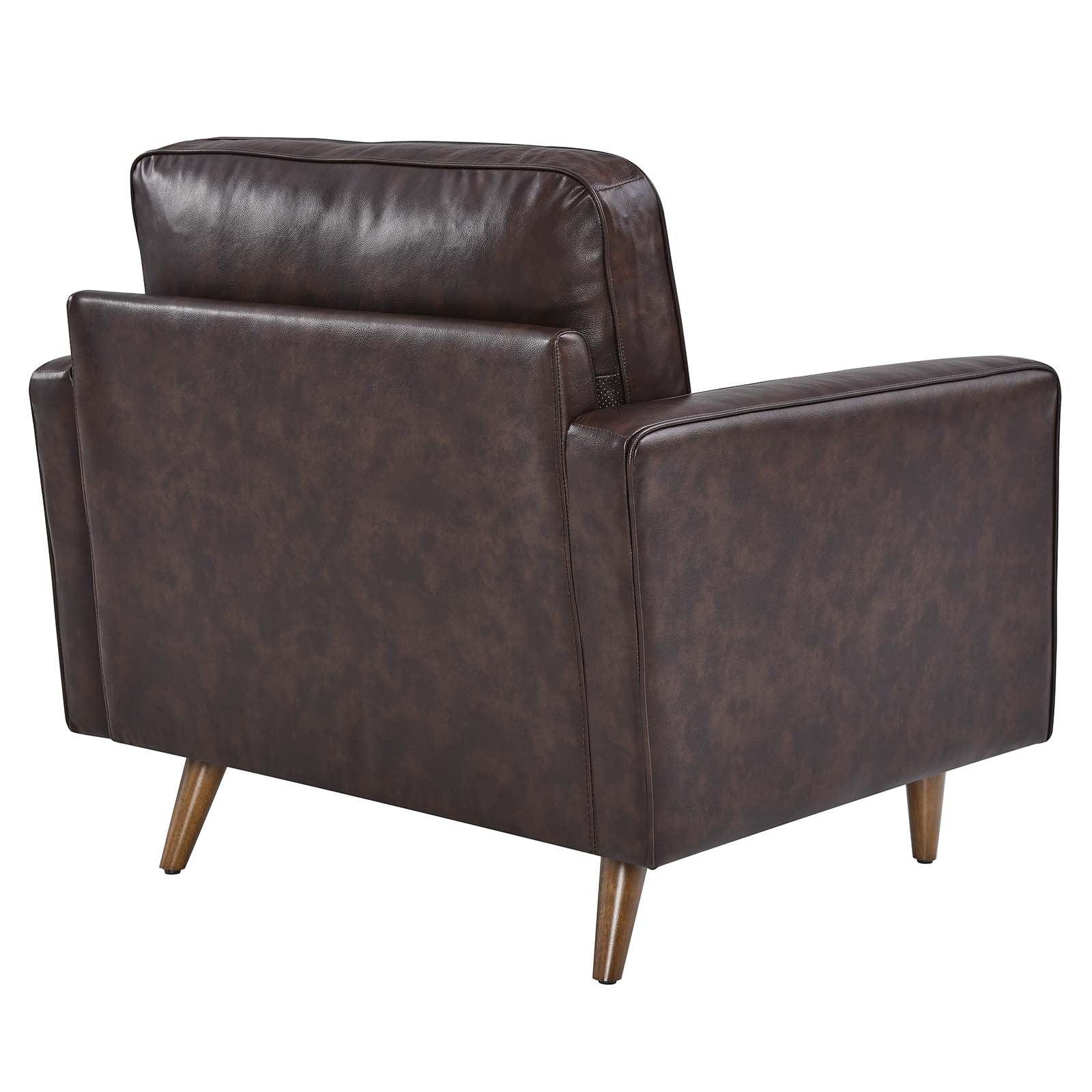 Valour Leather Armchair By Modway - EEI-5869 | Armchairs | Modishstore -21