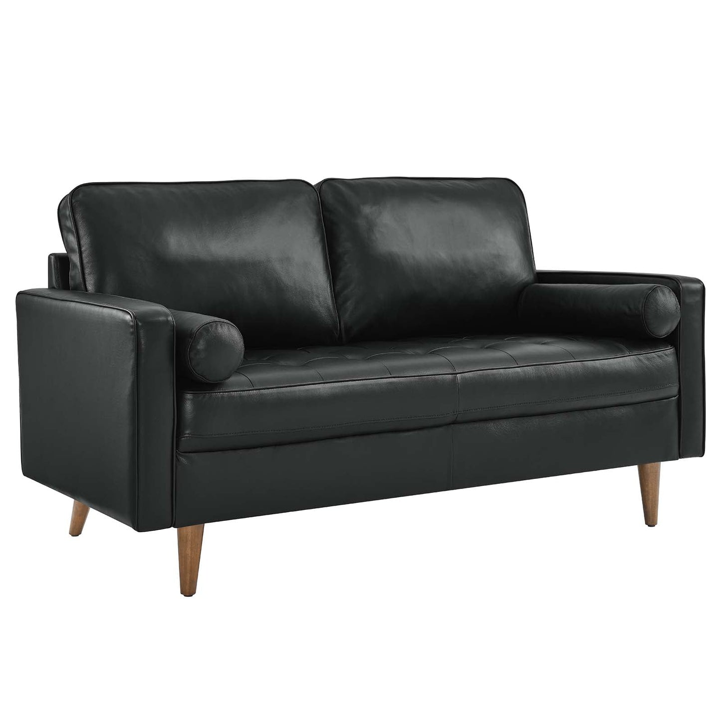 Valour Leather Loveseat By Modway - EEI-5870 | Loveseats | Modishstore - 2