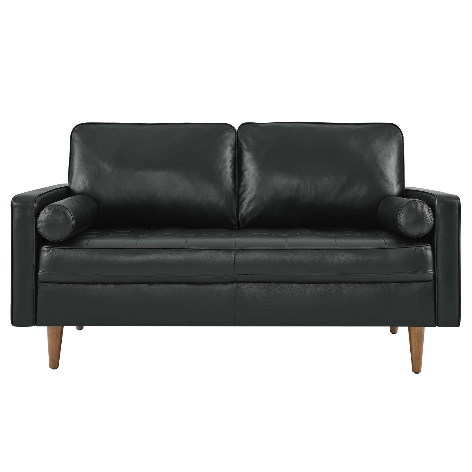 Valour Leather Loveseat By Modway - EEI-5870 | Loveseats | Modishstore - 5