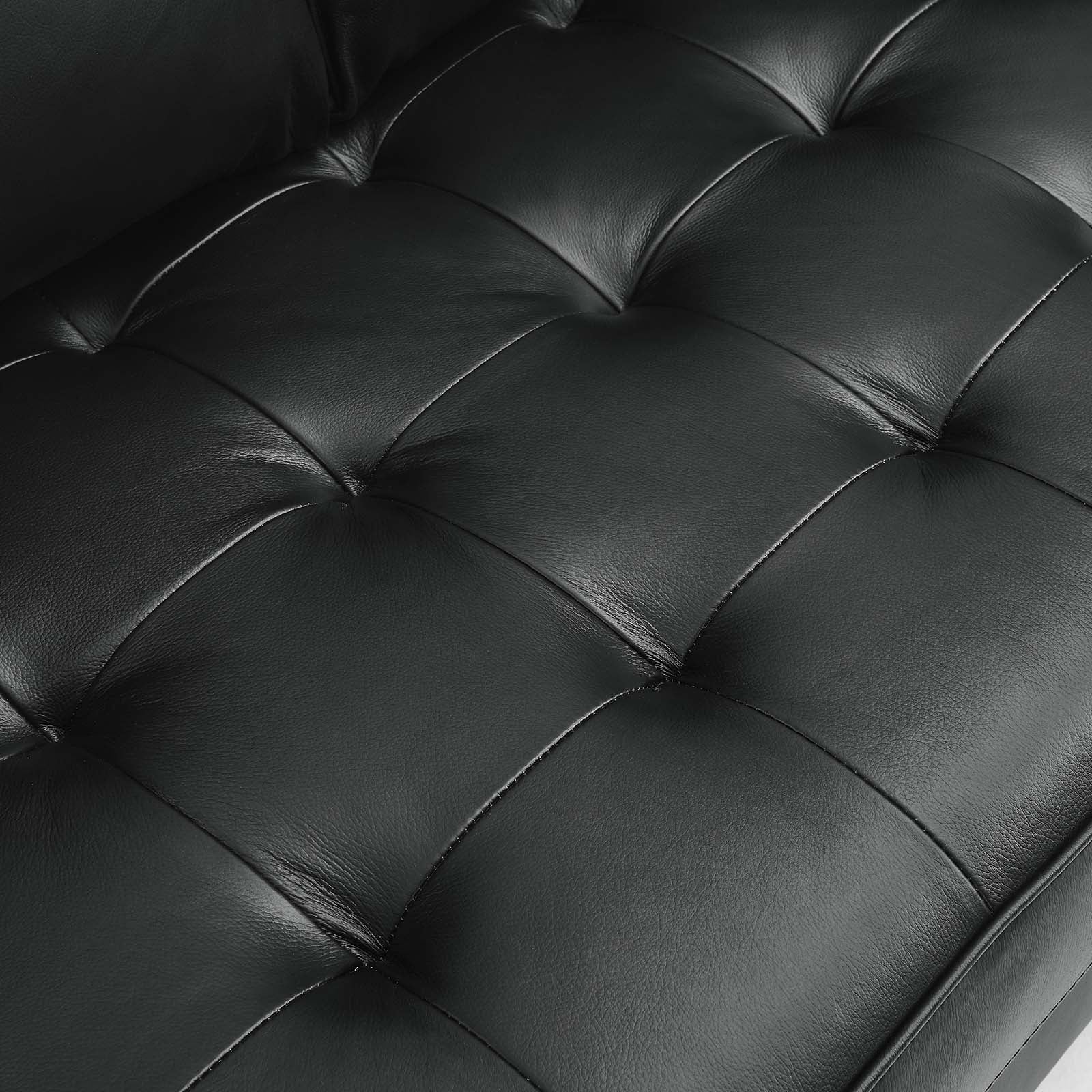 Valour Leather Loveseat By Modway - EEI-5870 | Loveseats | Modishstore - 6