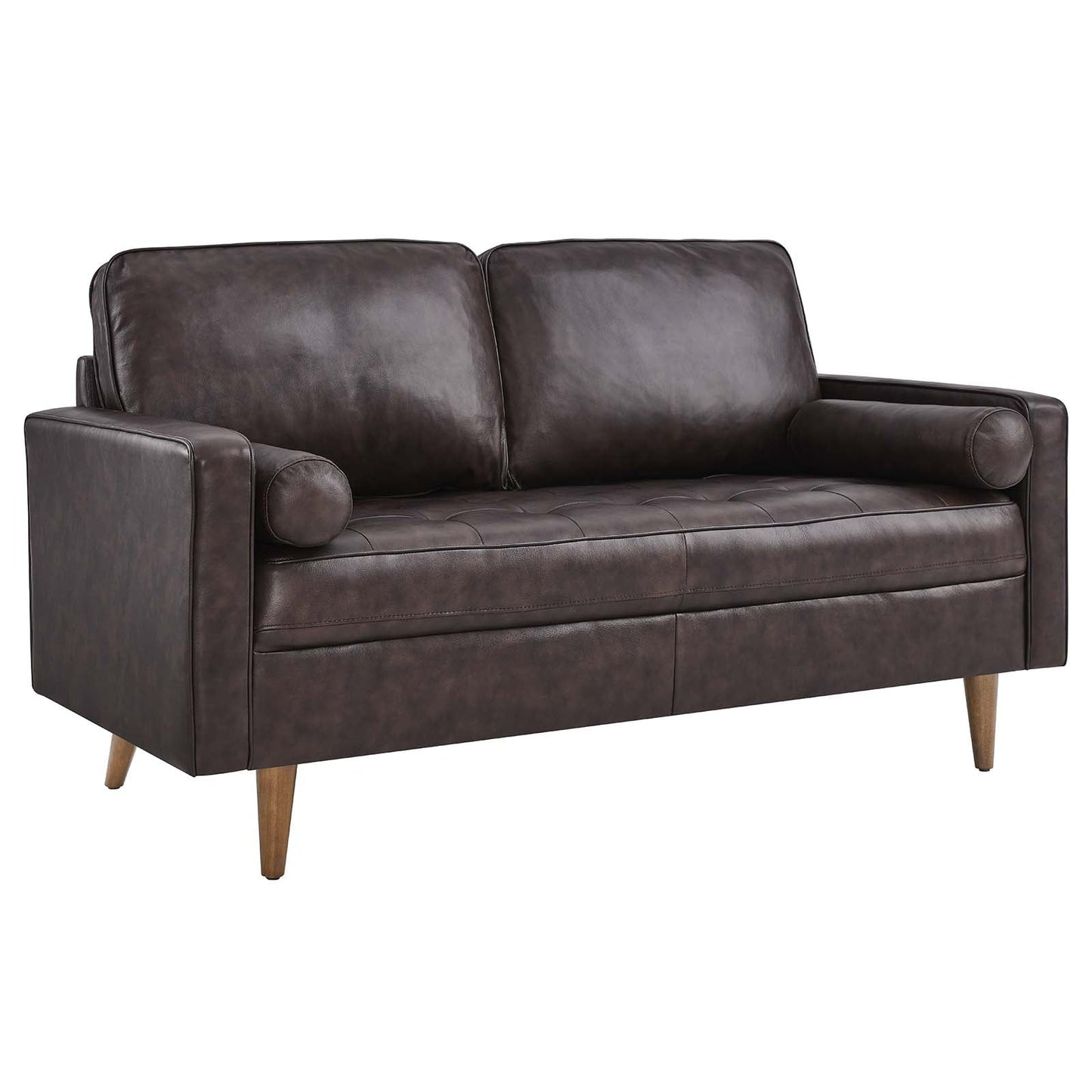 Valour Leather Loveseat By Modway - EEI-5870 | Loveseats | Modishstore - 9