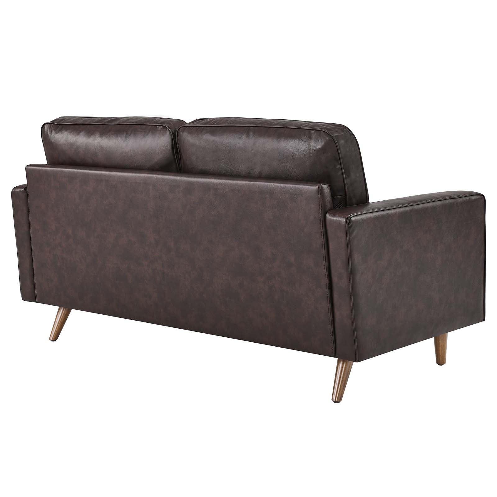 Valour Leather Loveseat By Modway - EEI-5870 | Loveseats | Modishstore - 11