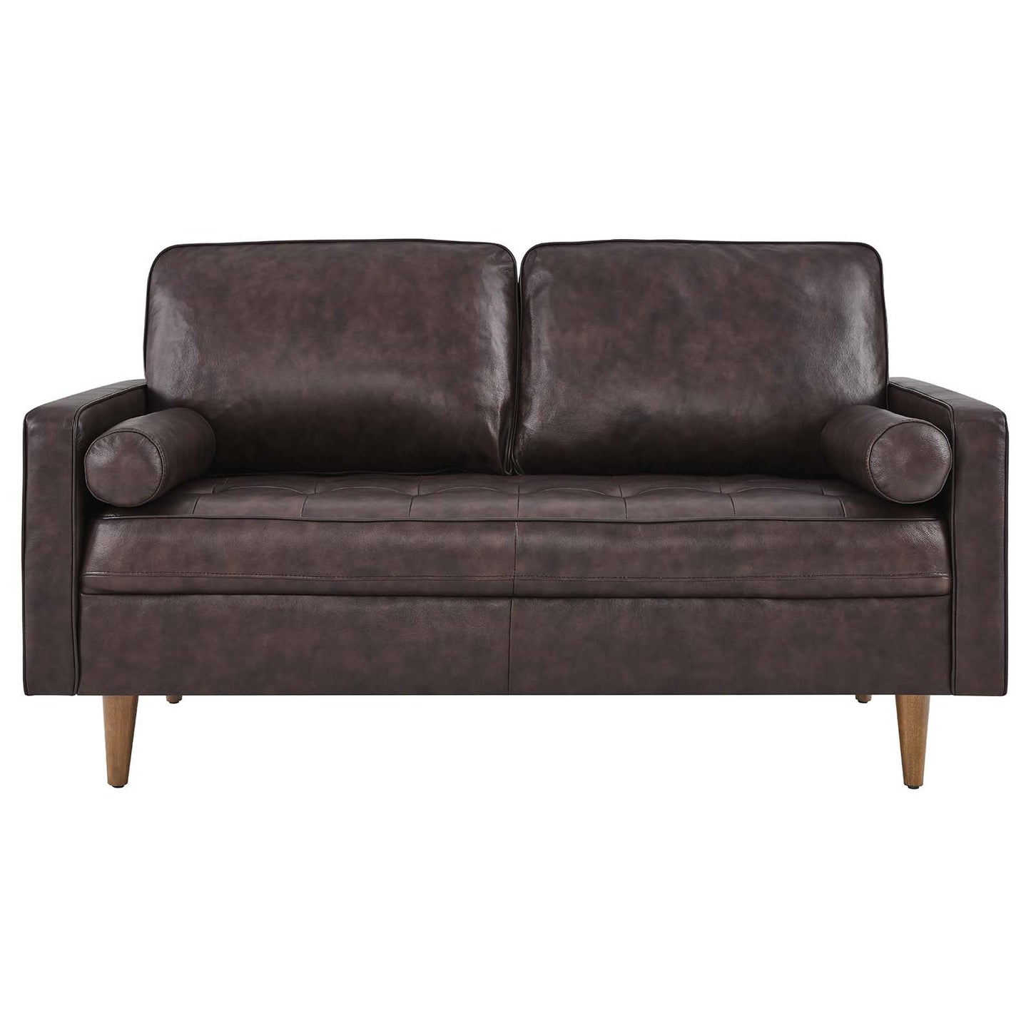 Valour Leather Loveseat By Modway - EEI-5870 | Loveseats | Modishstore - 12