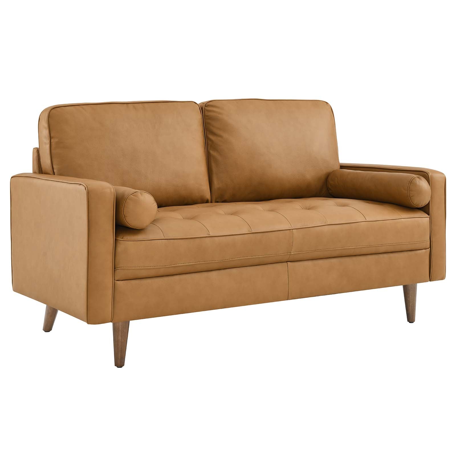 Valour Leather Loveseat By Modway - EEI-5870 | Loveseats | Modishstore - 17