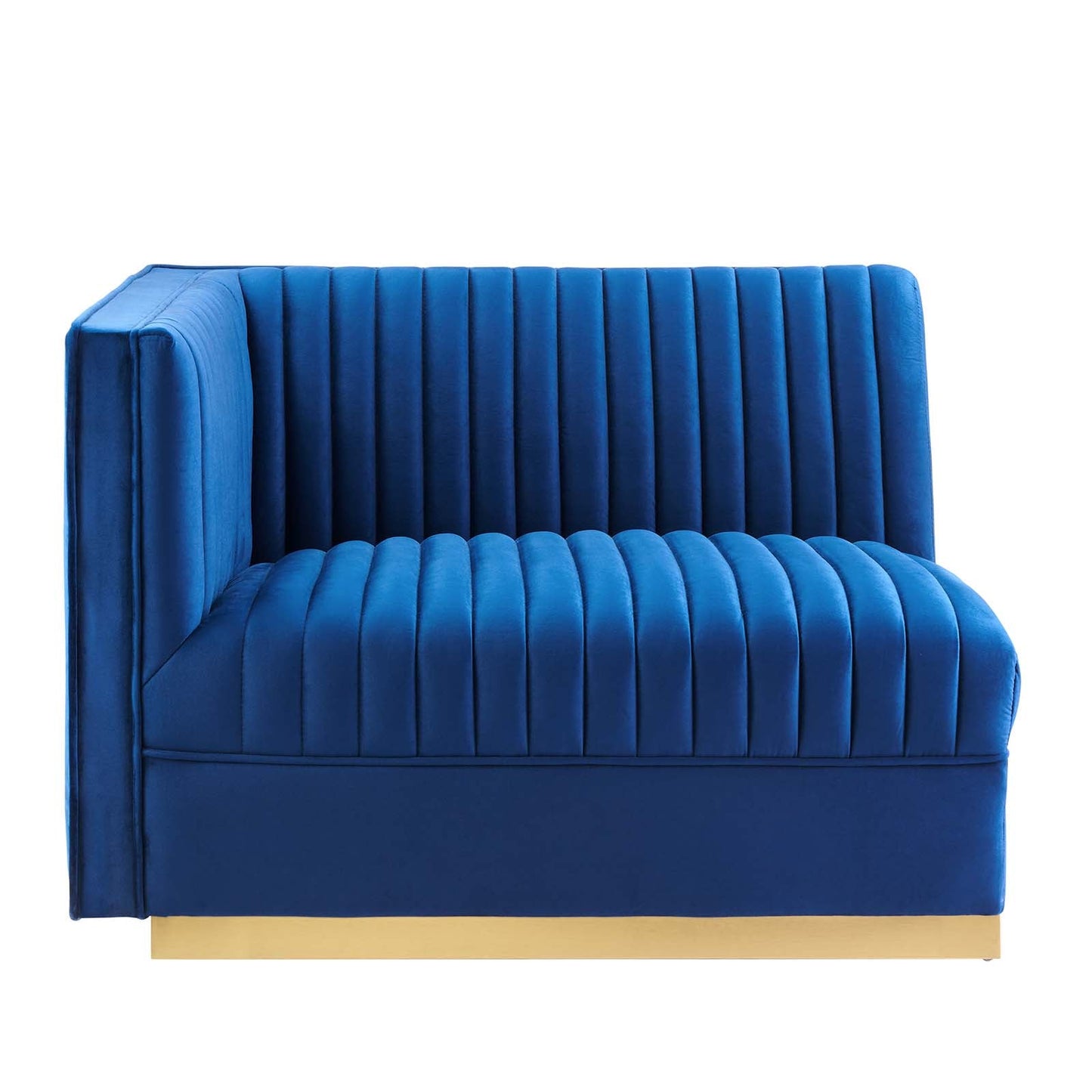 Sanguine Channel Tufted Performance Velvet Modular Sectional Sofa Left-Arm Chair By Modway - EEI-6031 | Sectional | Modishstore - 18