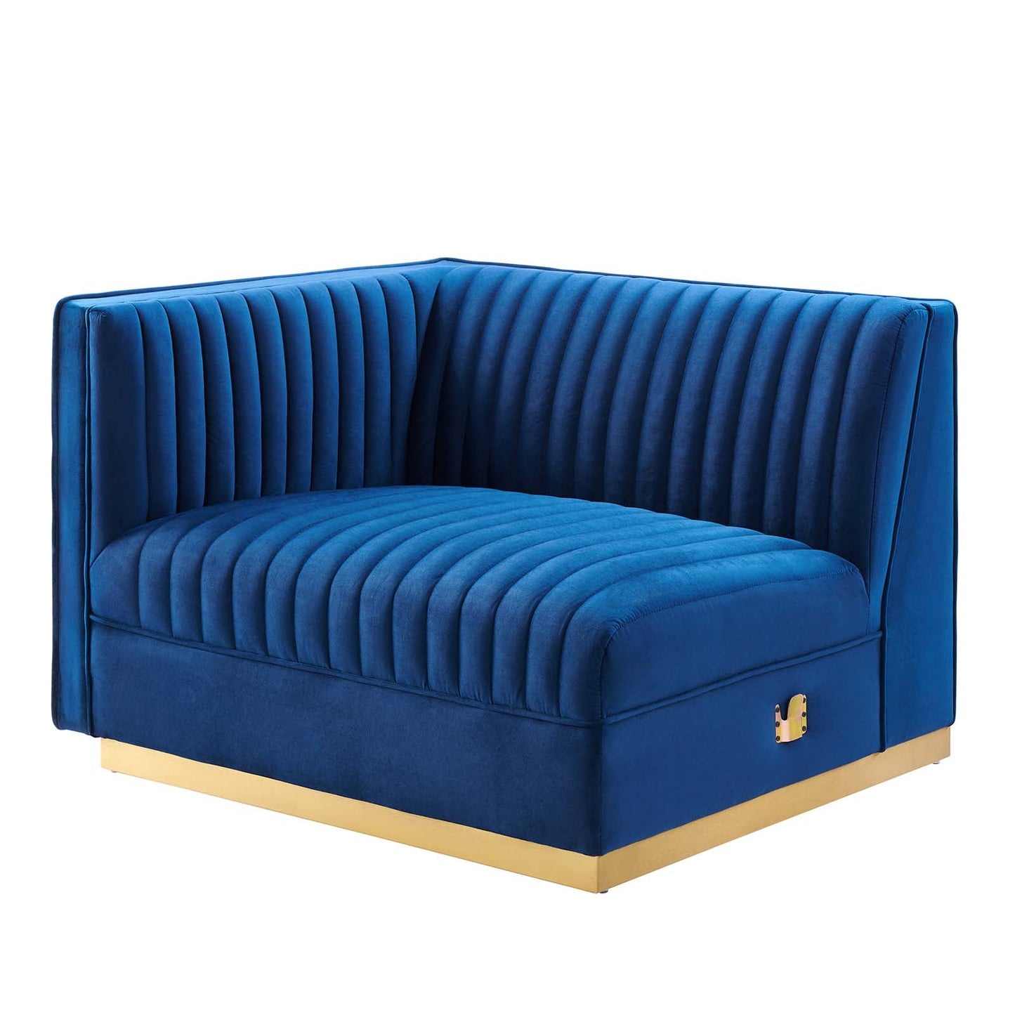 Sanguine Channel Tufted Performance Velvet Modular Sectional Sofa Left-Arm Chair By Modway - EEI-6031 | Sectional | Modishstore - 20