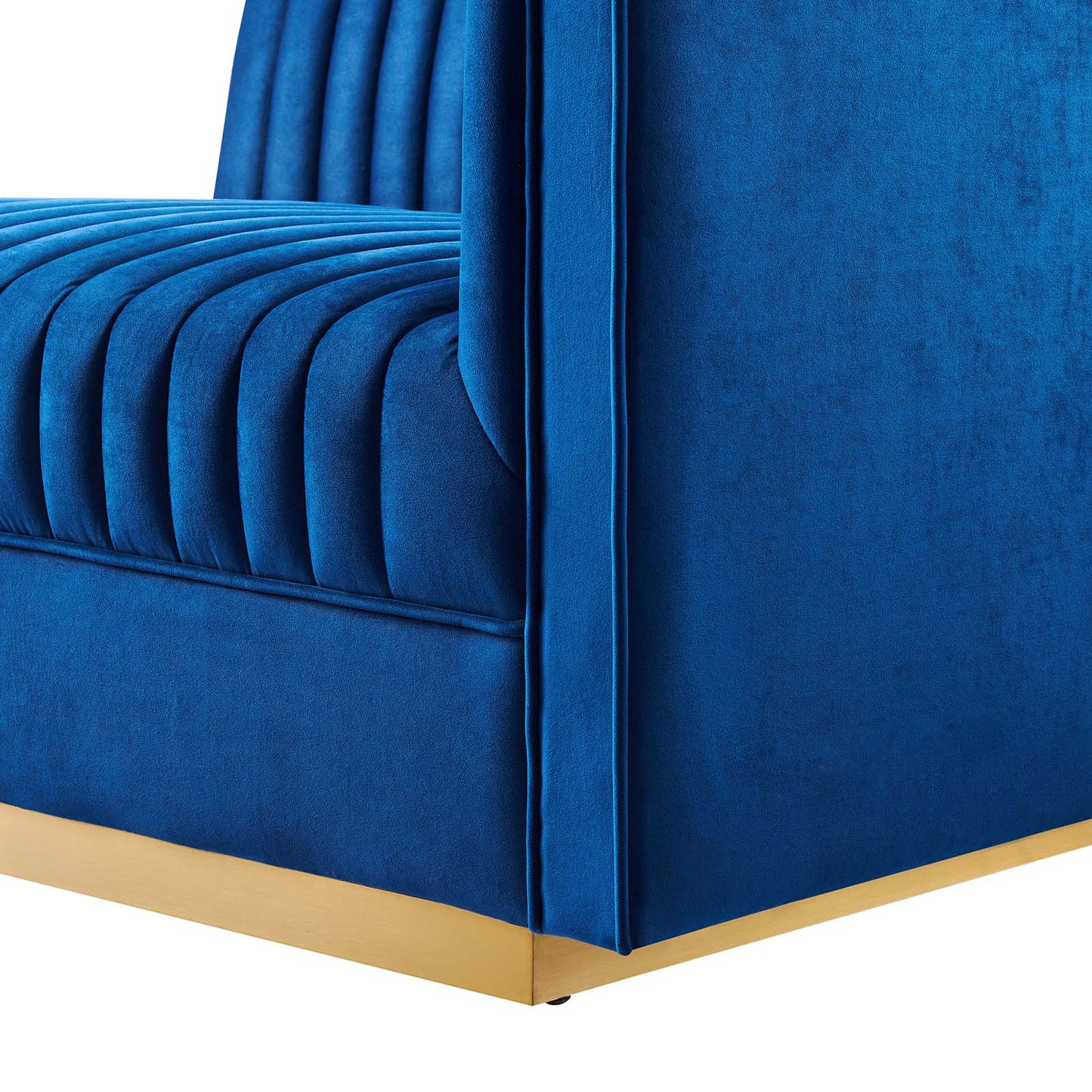 Sanguine Channel Tufted Performance Velvet Modular Sectional Sofa Right-Arm Chair By Modway - EEI-6032 | Sectional | Modishstore - 21