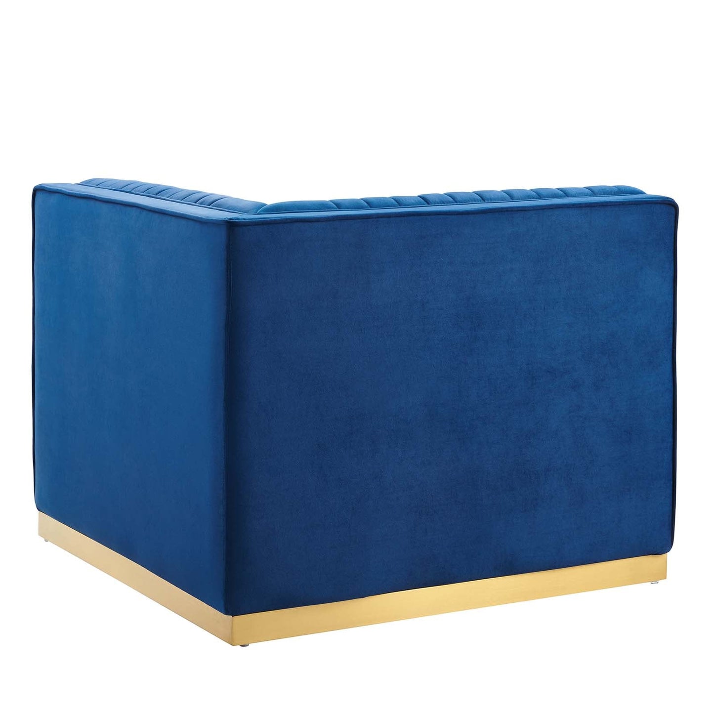Sanguine Channel Tufted Performance Velvet Modular Sectional Sofa Right Corner Chair By Modway - EEI-6035 | Sectional | Modishstore - 20