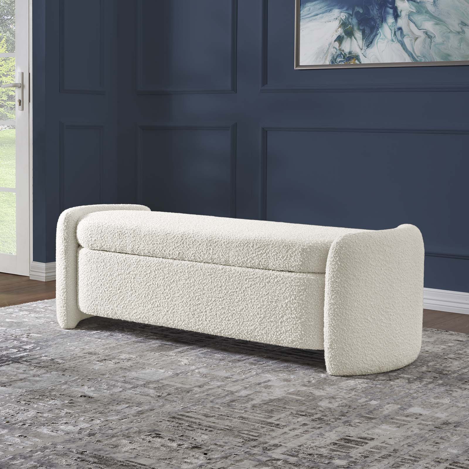 Nebula Boucle Upholstered Bench By Modway - EEI-6056 | Benches | Modishstore - 16
