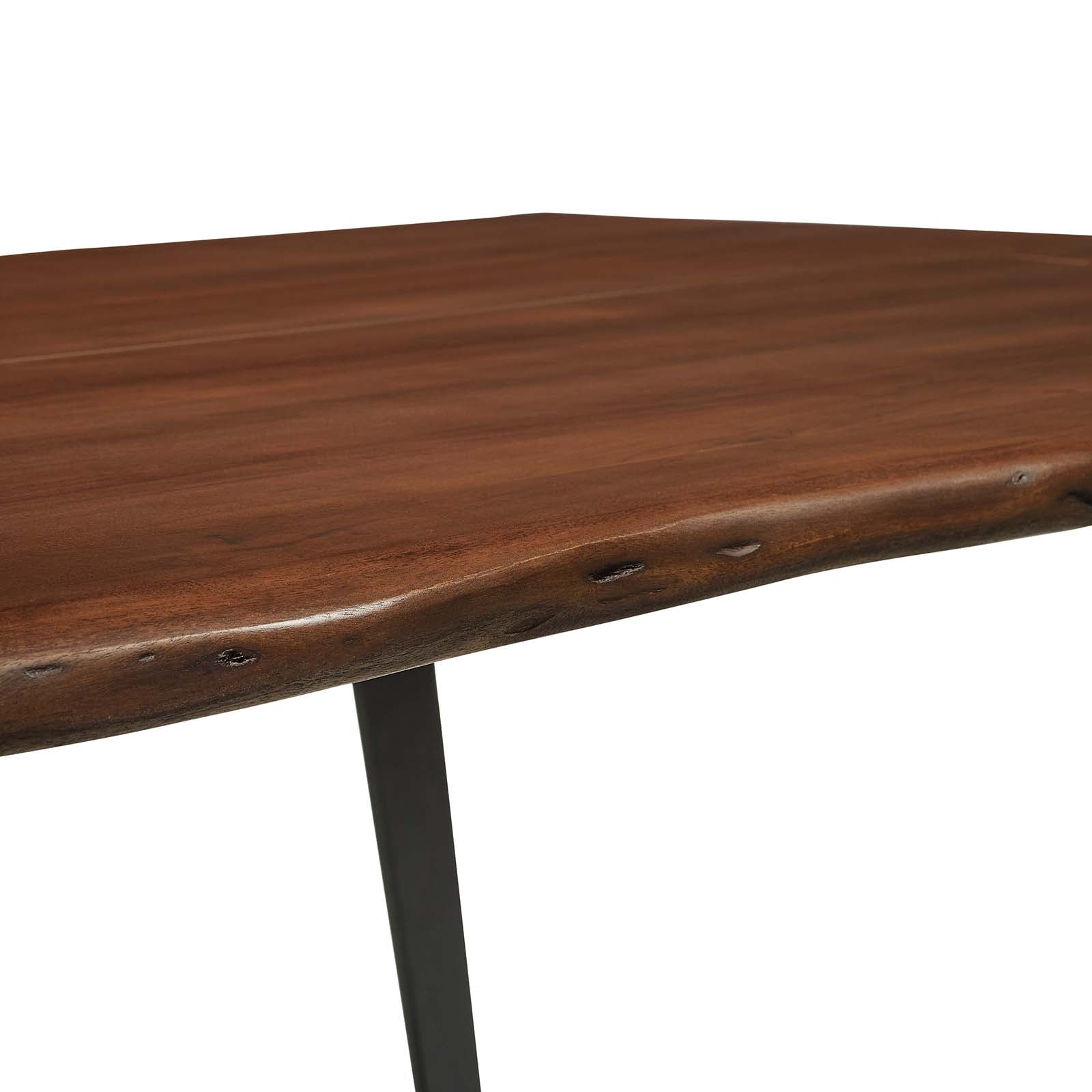 Astound 60" Live Edge Acacia Wood Dining Table By Modway - EEI-6067 | Dining Tables - 12